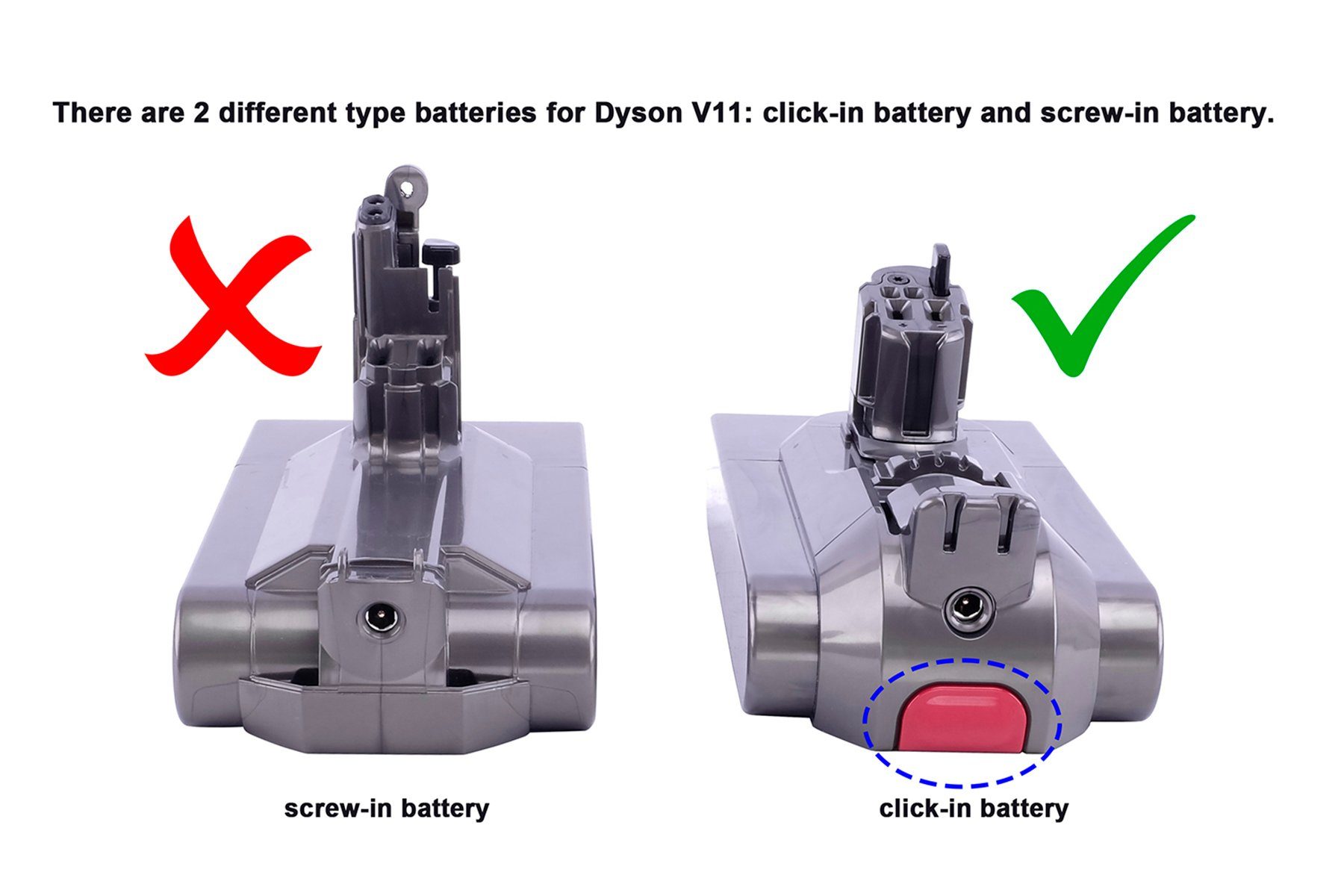 PowerSmart V11 970425-01 Staubsauger-Akku für DYSON V15 Detect Absolute Extra Li-ion 3600 mAh (25,2 V) – Bild 3 von 5