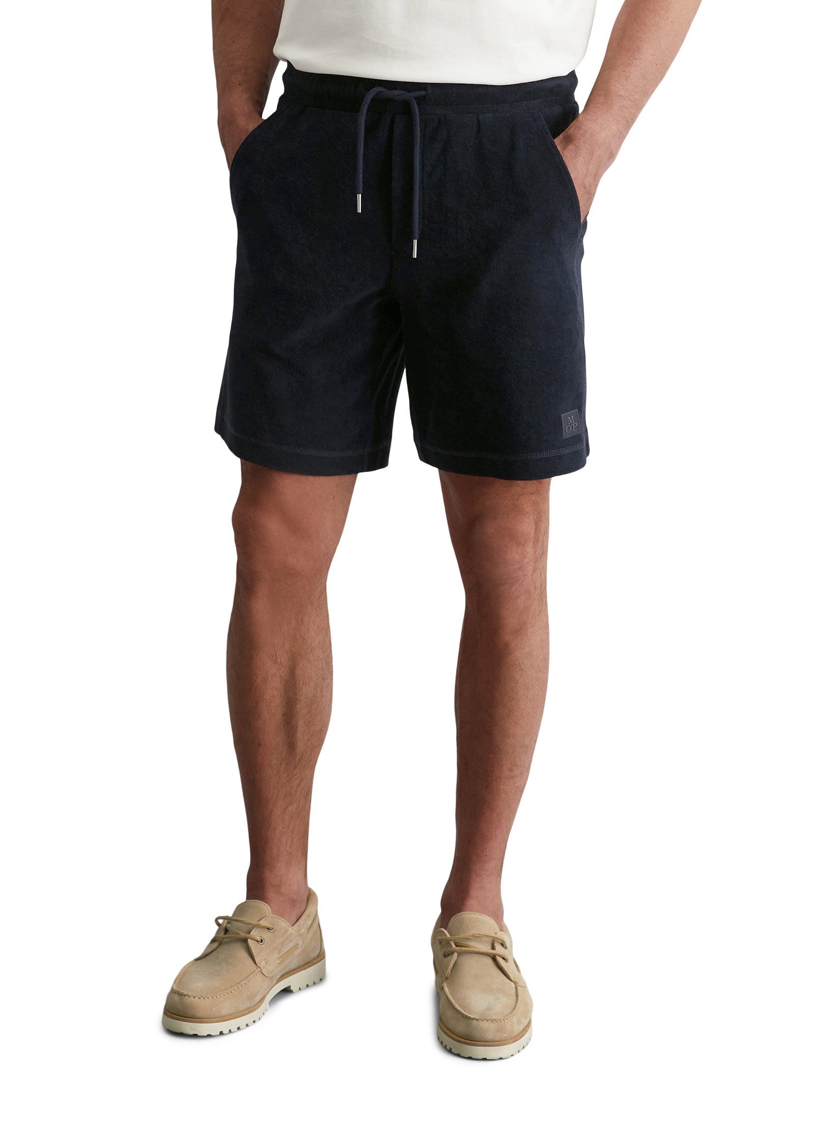 Shorts aus Bio-Baumwoll-Frottee