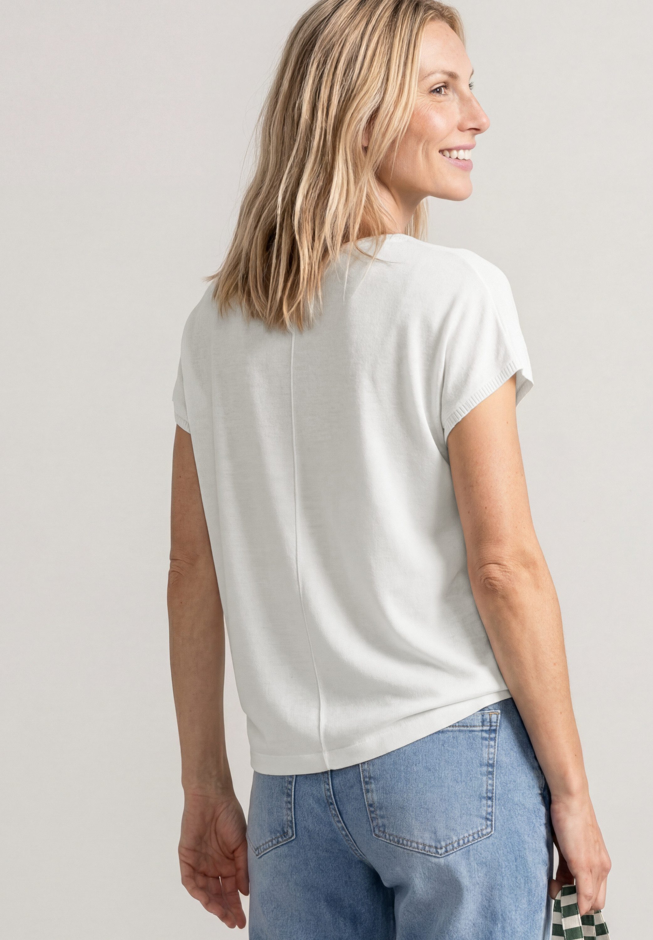 STREET ONE T-Shirt in Unifarbe – Bild 2 von 5