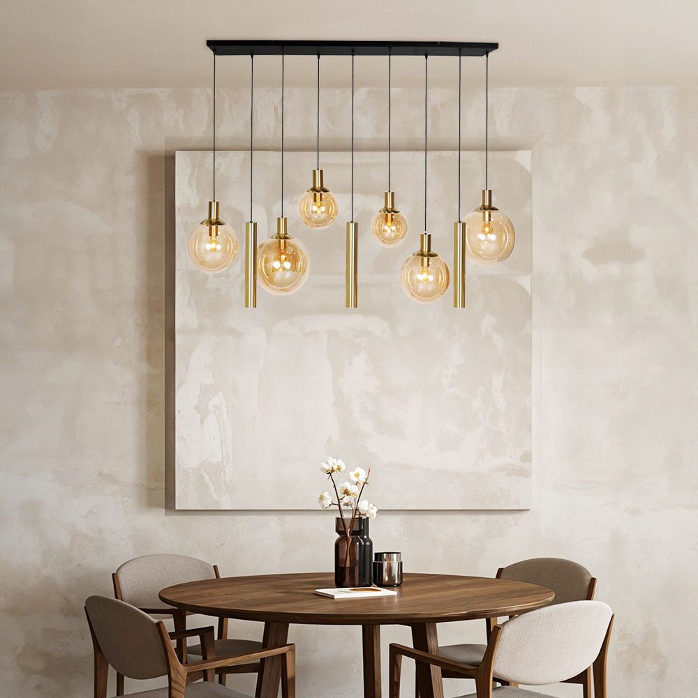 Steinhauer LIGHTING Pendelleuchte, Leuchtmittel inklusive, Warmweiß, Deckenlampe Pendelleuchte Hängeleuchte LED Spots Wohnzimmerlampe