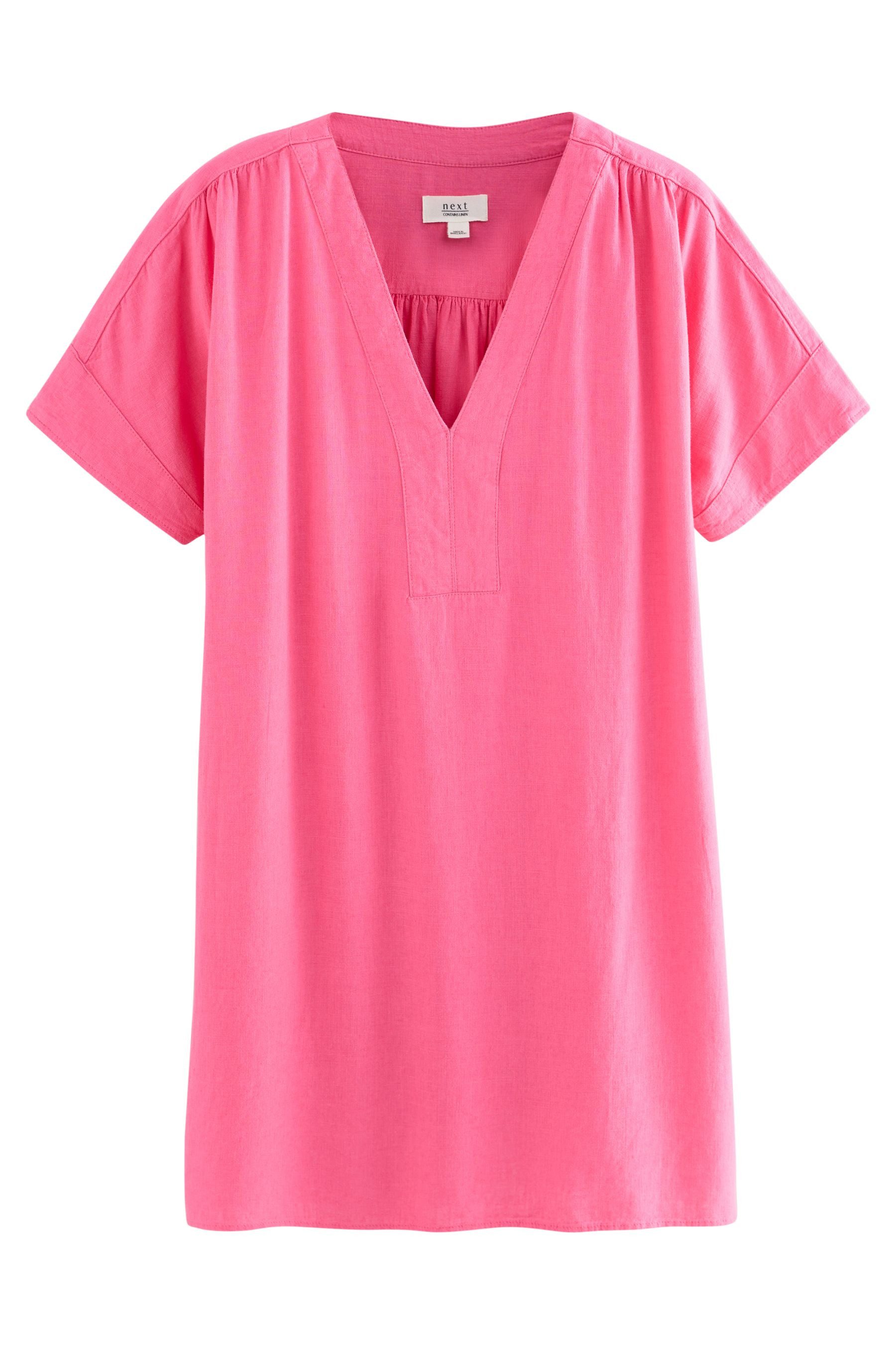 Next Minikleid Kaftan-Minikleid mit Leinenanteil (1-tlg) günstig online kaufen