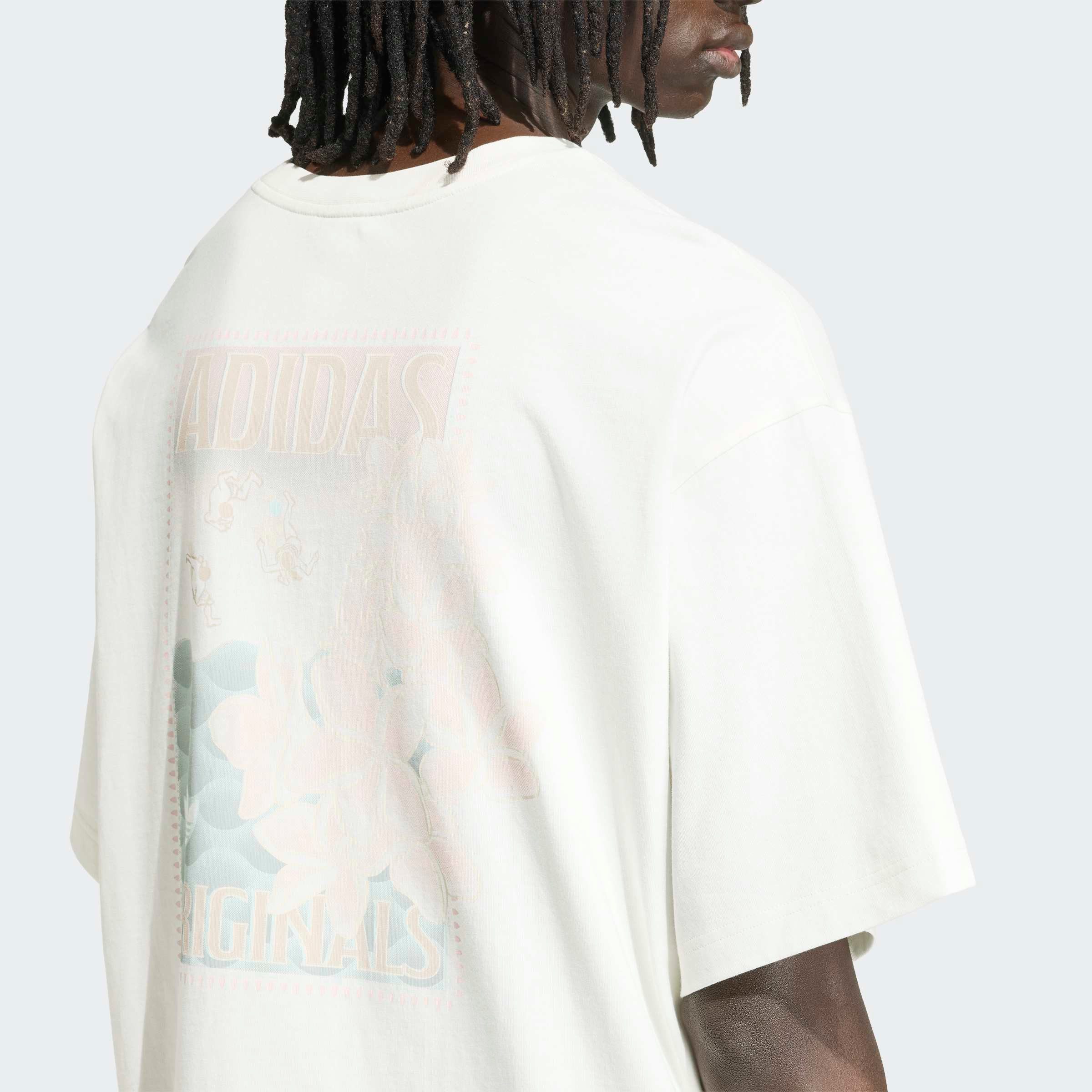 adidas Originals T-Shirt SUMMER GRAFIK, RUNDHALSAUSSCHNITT mit Rundhalsausschnitt, normale Länge