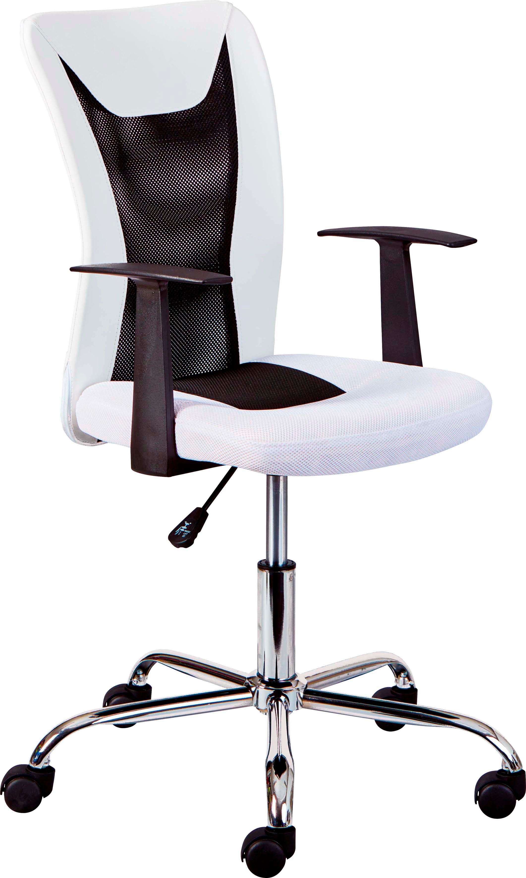 Inter Link Drehstuhl Donny, Kinderdrehstuhl, ergonomisch, höhenverstellbar, Kinderbürostuhl mit rollen und Armlehnen, Drehstuhl 360° drehbar