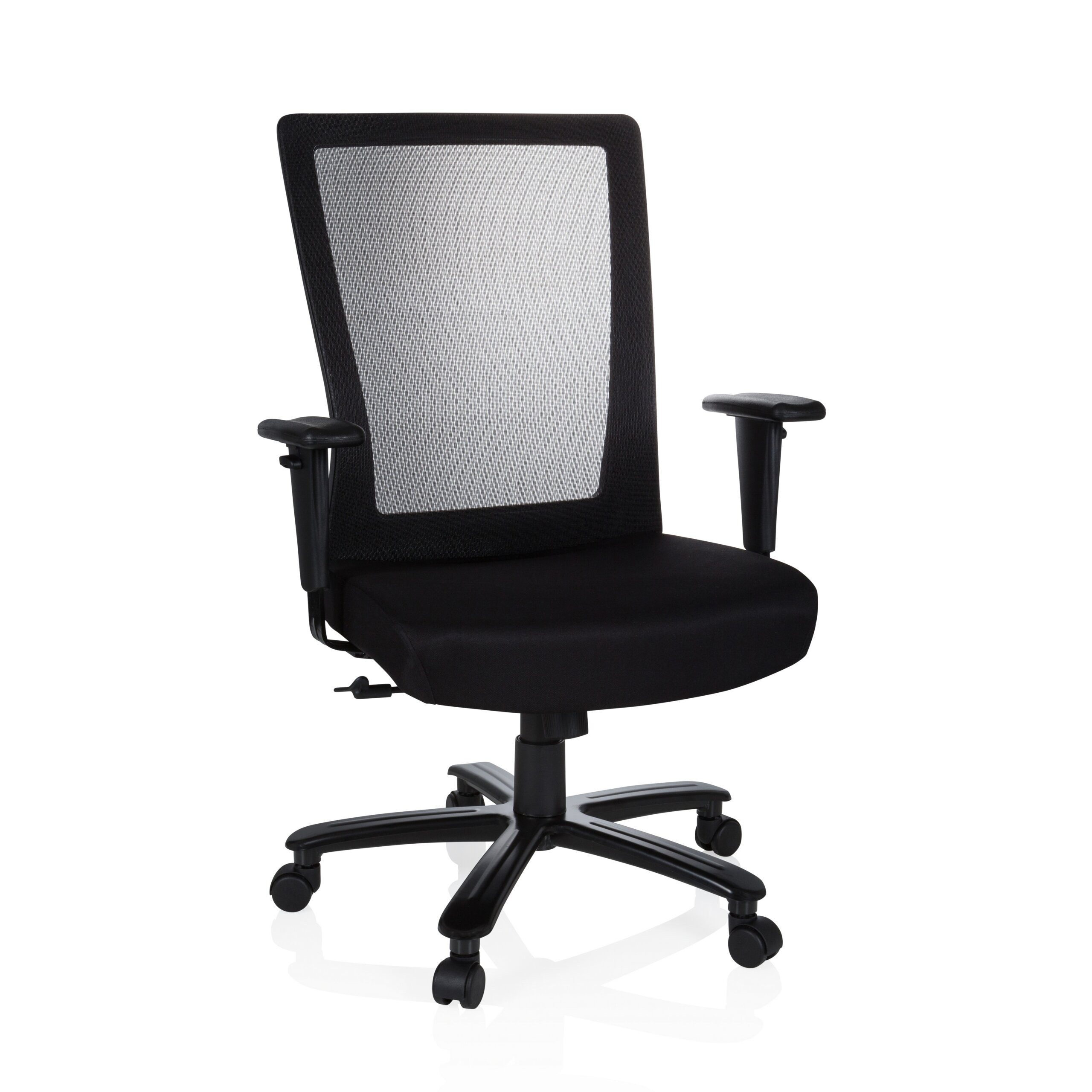 hjh OFFICE Drehstuhl XXL Drehstuhl Xxl Extender Stoff / Netzstoff (1 St), XXL Chefsessel Bürostuhl ergonomisch