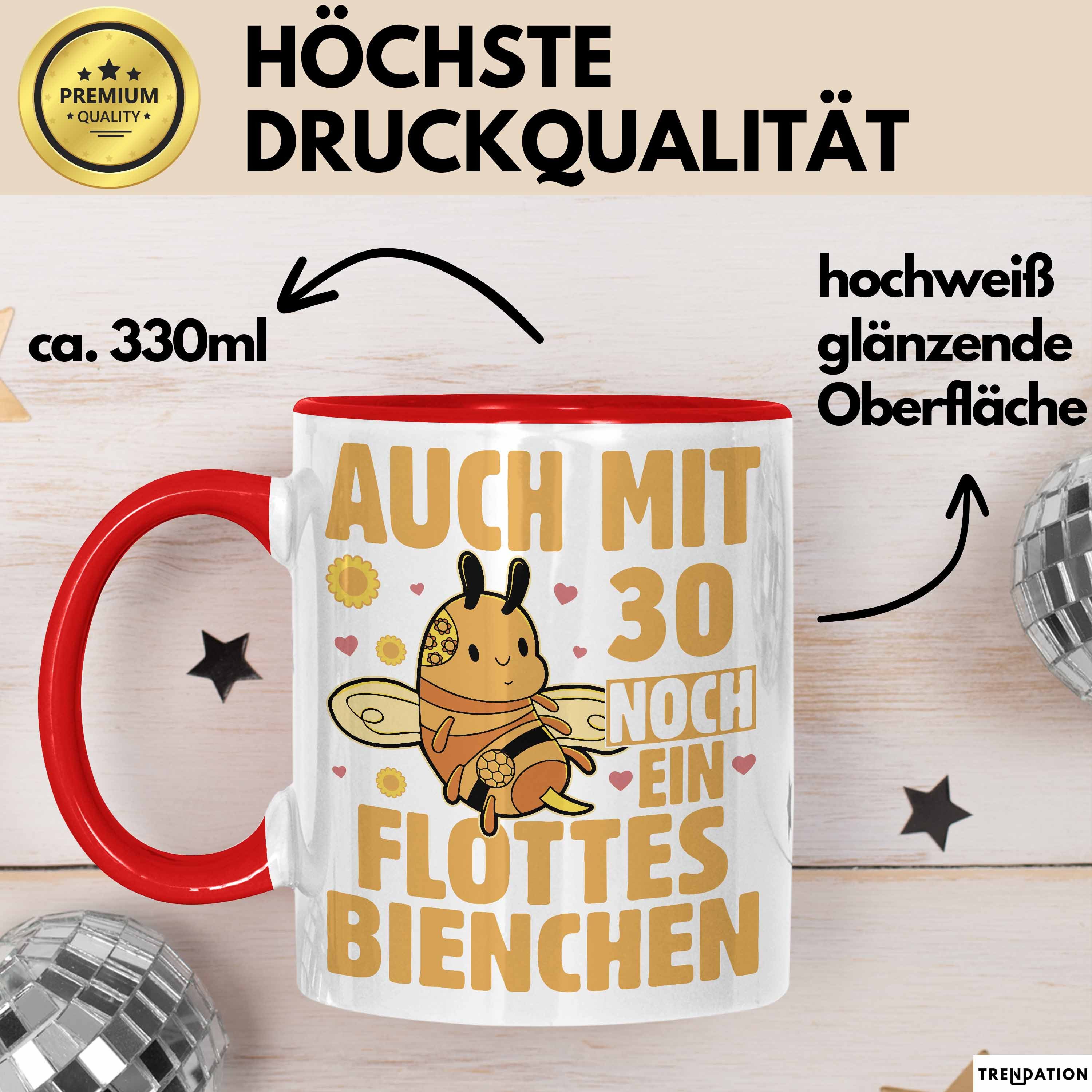 Trendation Tasse 30. Geburtstag Tasse Geschenk Frauen Mutter Lustig Auch mit 30 Noch