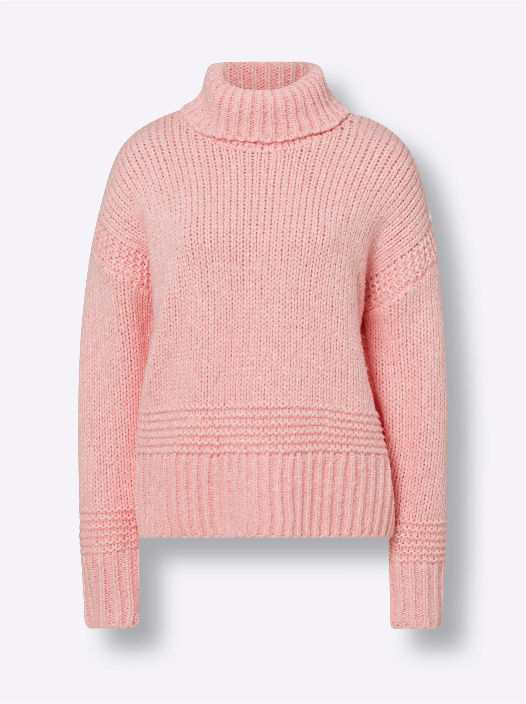 Strickpullover Pullover Langarm Struktur