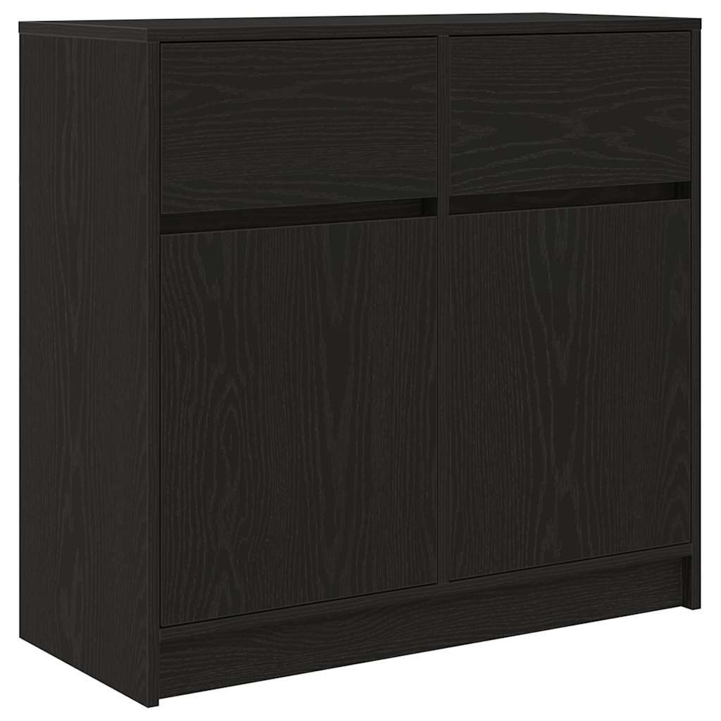 vidaXL Sideboard Sideboard mit Schublade Schwarz günstig online kaufen