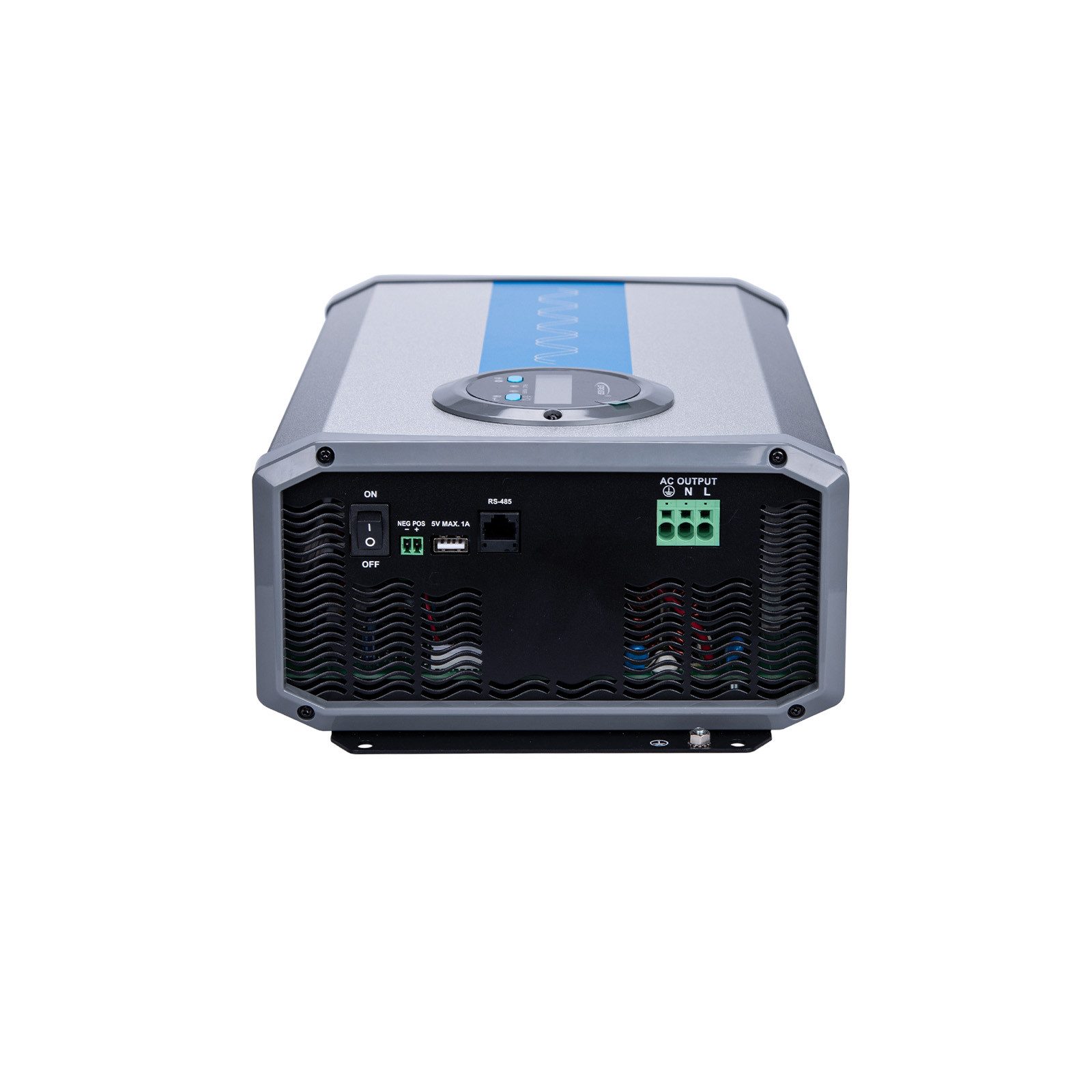 enjoy solar Wechselrichter EPEVER® IP-PLUS Serie 12/24/48VDC auf 230VAC, 500W-4000W, Umfangreiche Schutzvorrichtungen; 180°Grad drehbare LCD-Anzeige