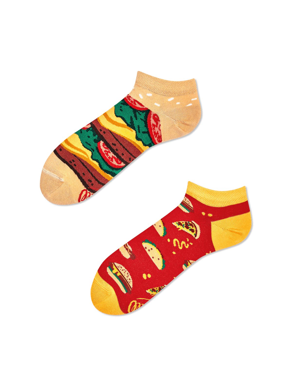 Food 1 Sneakersocken Fast Many Paar, Mornings (1 Paar) Mornings Sneaker Many 1-Paar,