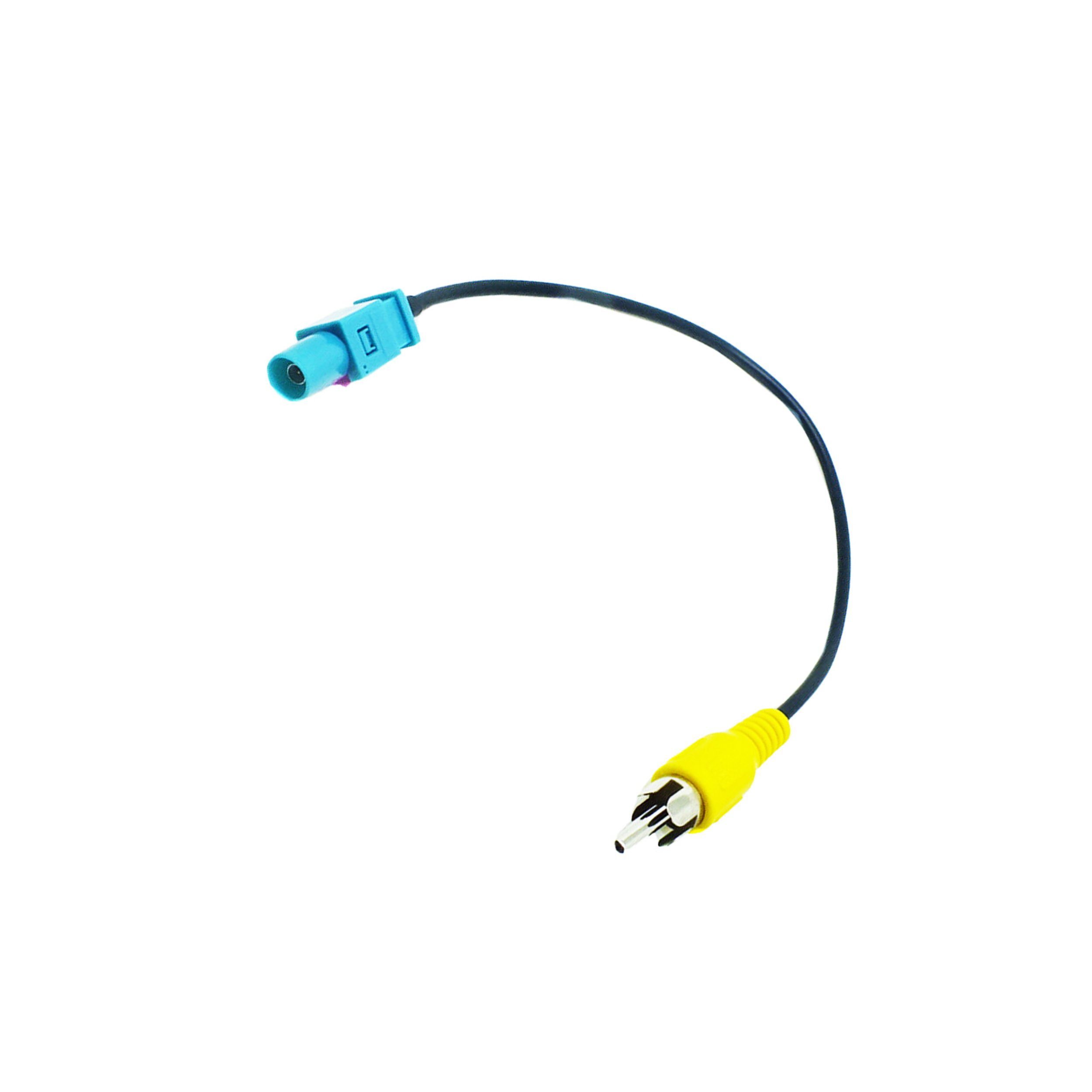 TAFFIO Fakra auf RCA Cinch Adapter Rückfahrkamera Adapter Kabel KFZ-Adapter