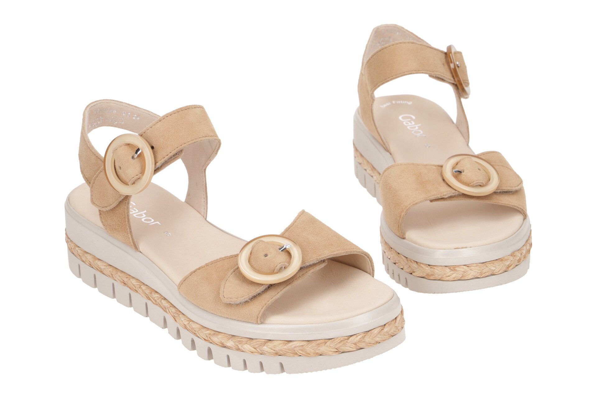 (caramel / Sandalette Beige Gabor 14) 84.621.14