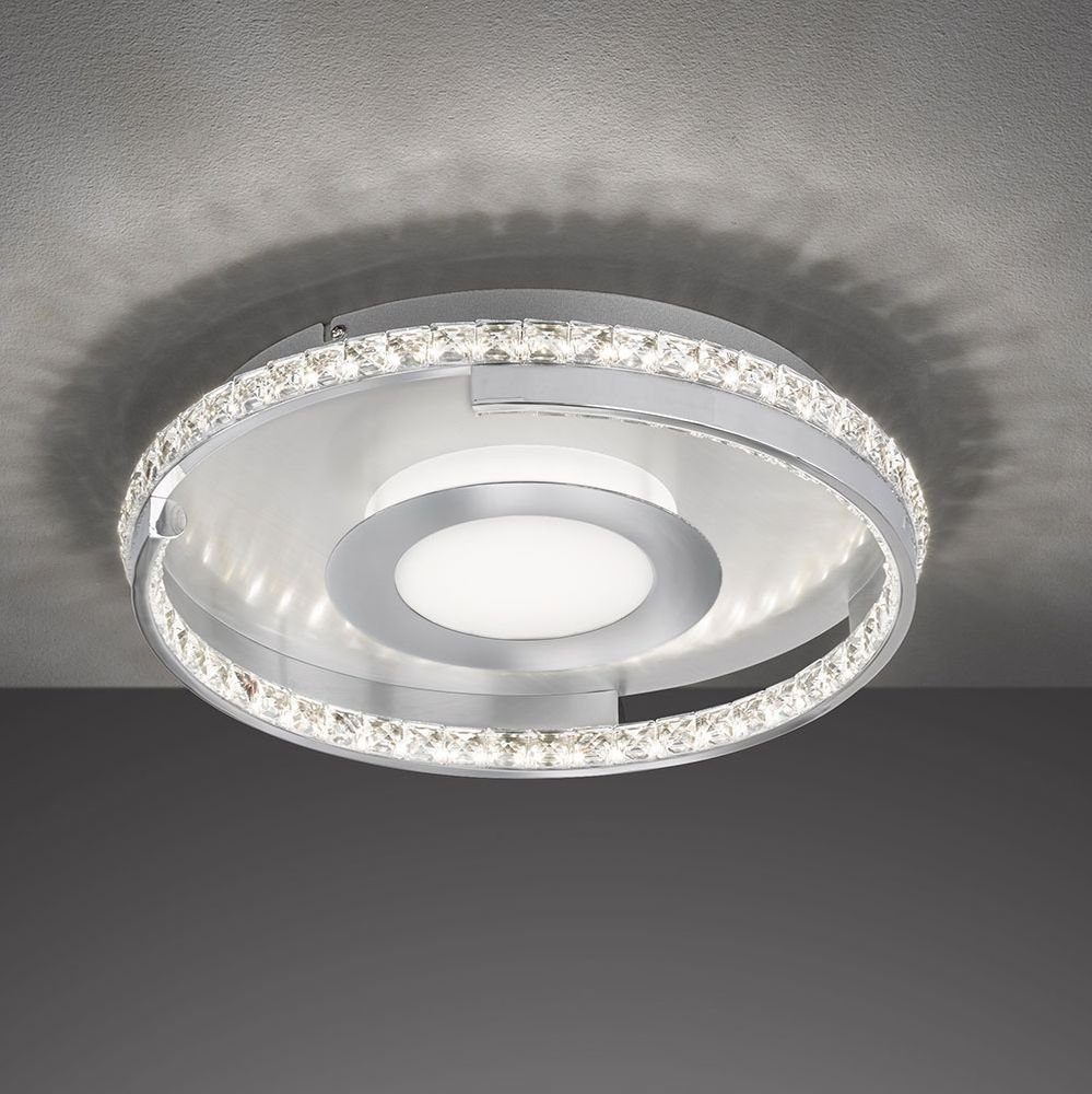 WOFI LED verbaut, Warmweiß, Wohnzimmer LED-Leuchtmittel Wohnzimmerlampe Schlafzimmerlampe rund Deckenleuchte, Deckenlampe fest