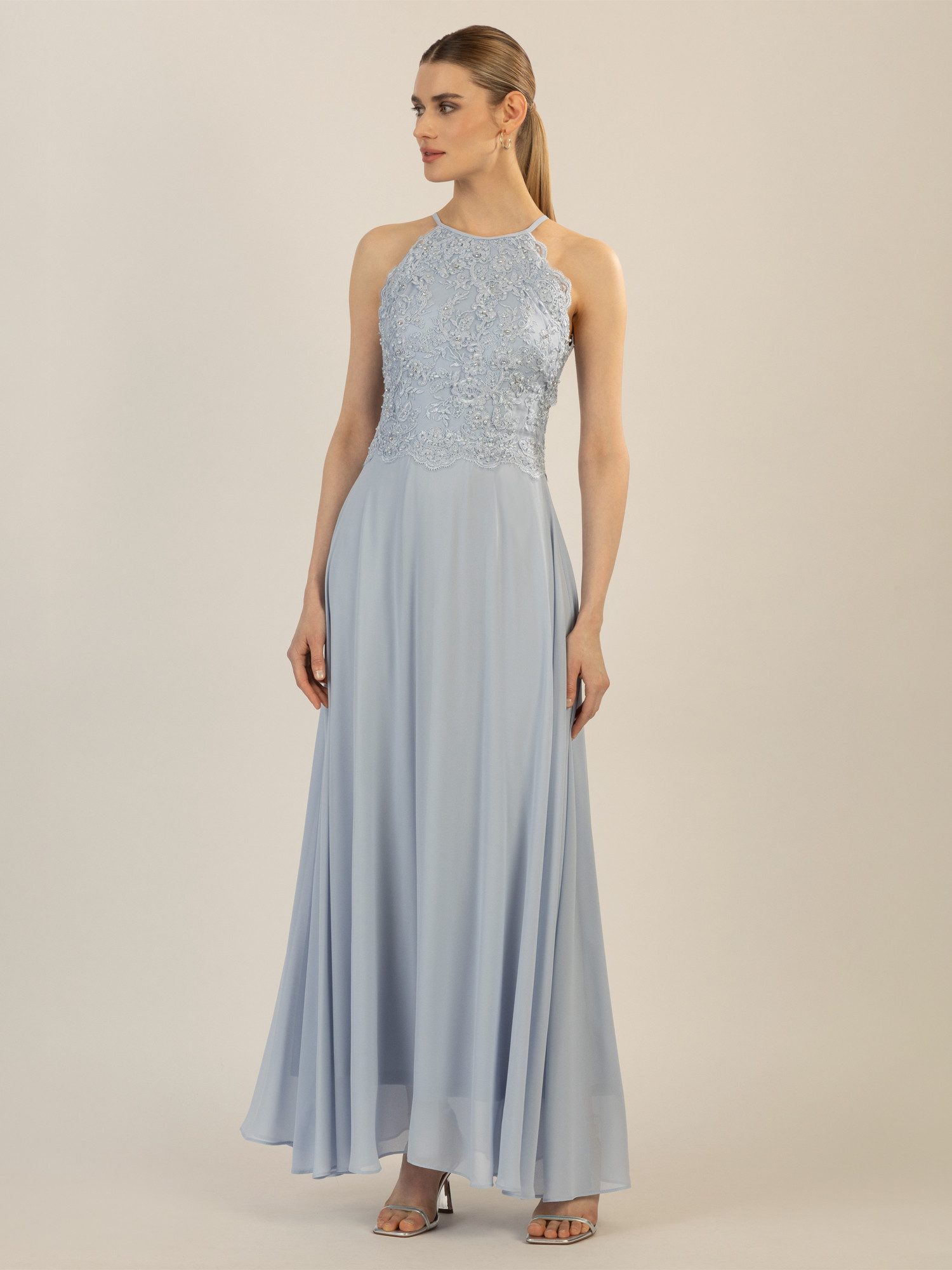 Apart Abendkleid aus besticktem Mesh mit günstig online kaufen