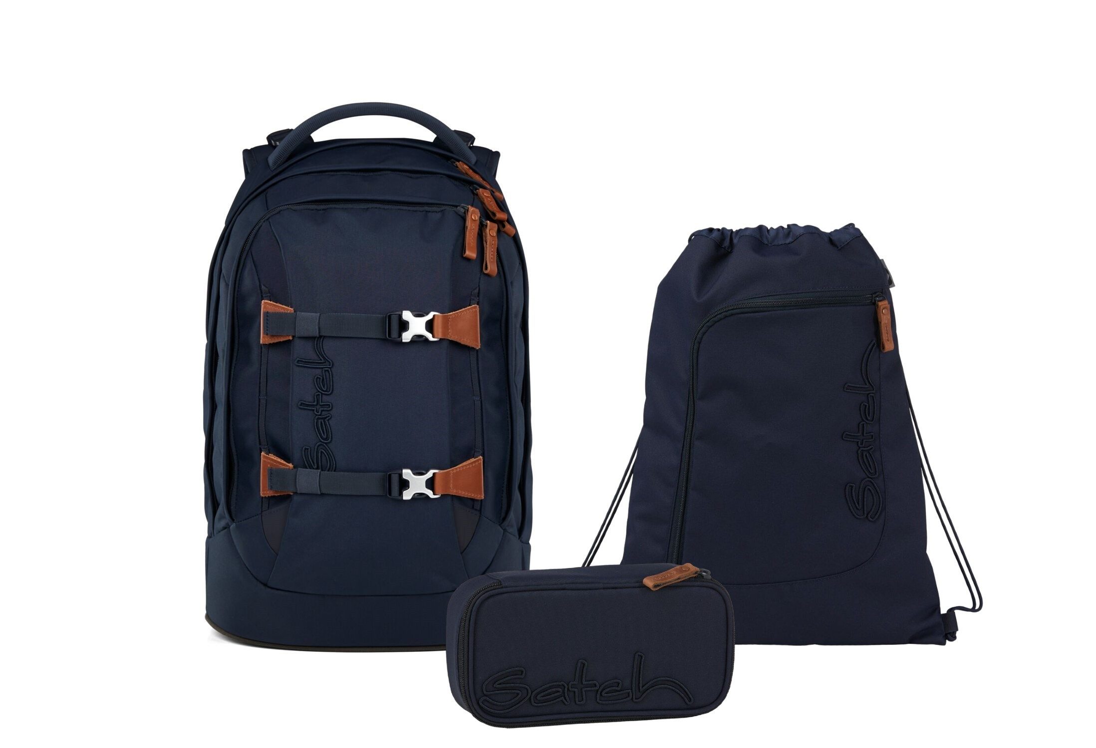 Satch Schulranzen Schulrucksack-Set PACK Nordic Blue günstig online kaufen