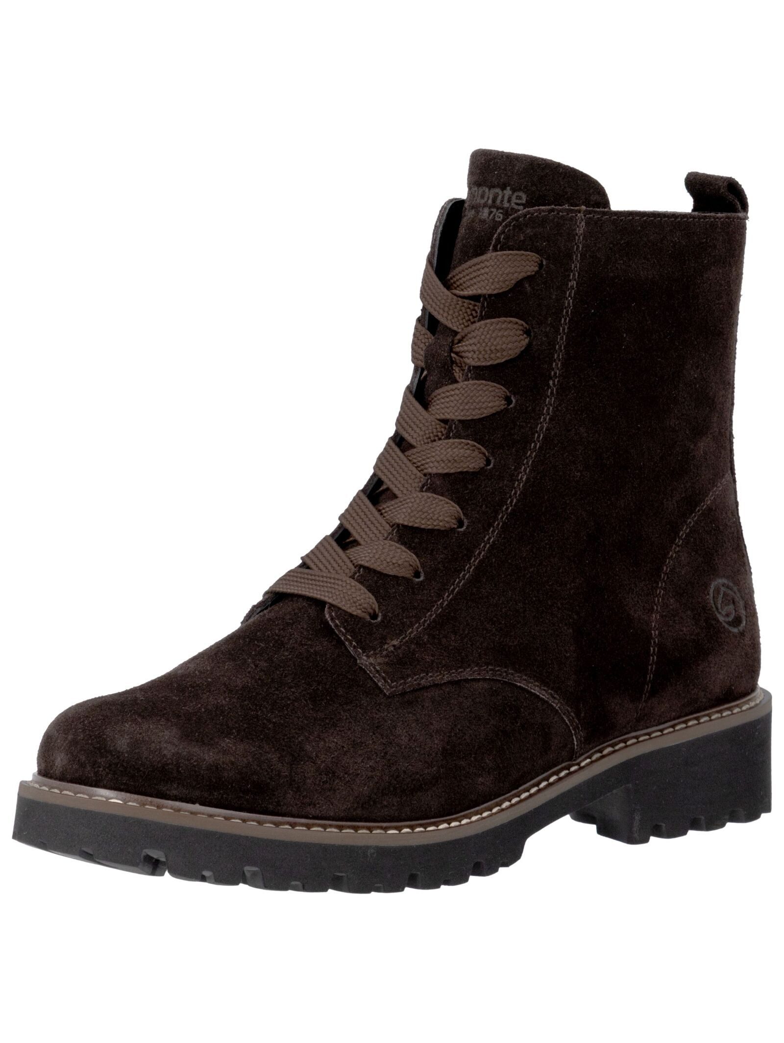 Remonte Remonte Stiefelette Veloursleder Schnürstiefelette