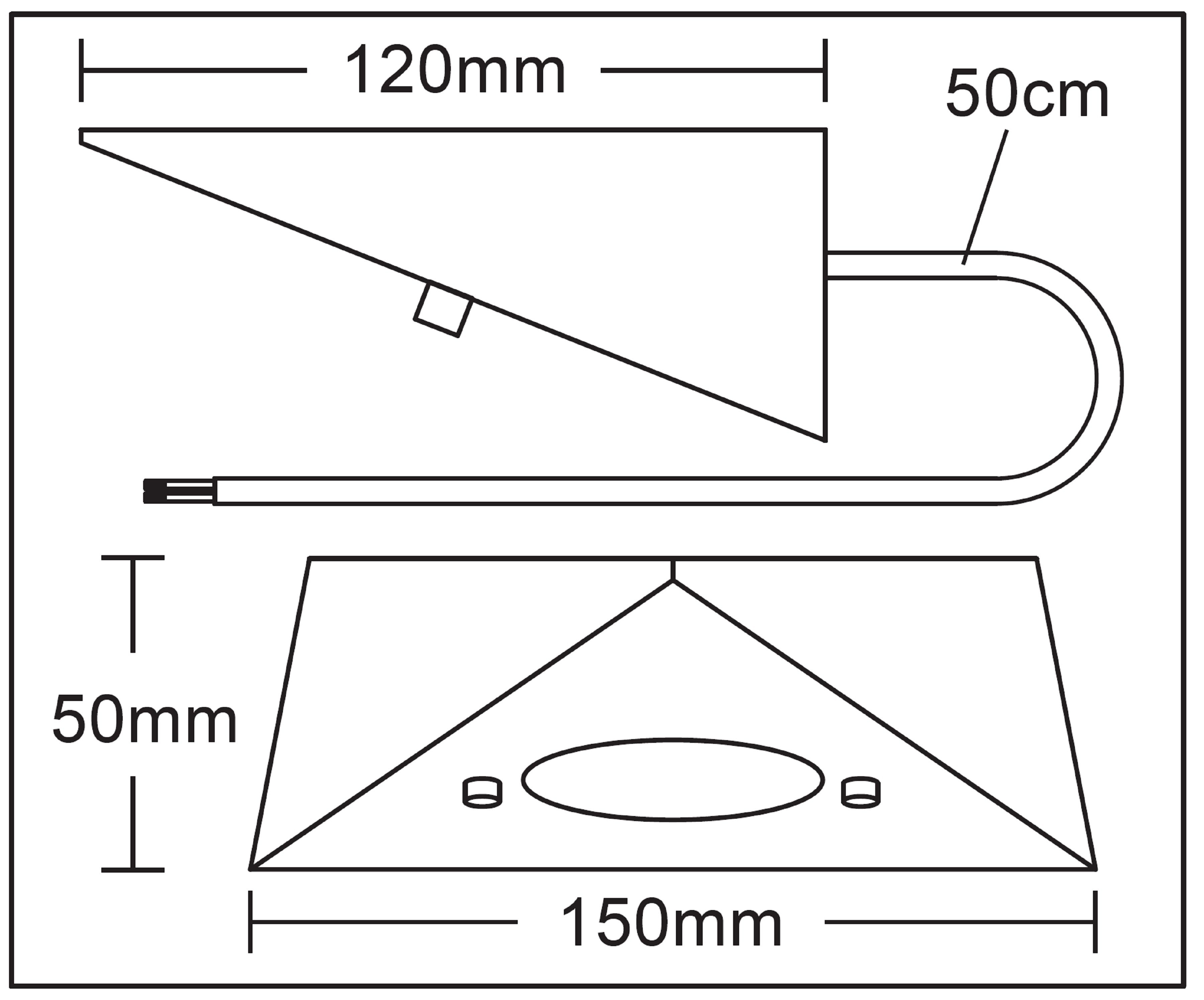 TRANGO LED Unterbauleuchte, 4er Set 6739-42 LED-Küchenunterbauleuchte *COOK* LED Einbauleuchte - Einbaustrahler aus Edelstahl inkl. 4x 4.8 Watt LED Modul 3000K warmweiß - direkt 230 Volt - beliebig erweiterbar, Schalter - Dreieckleuchte – Schrankleuchte
