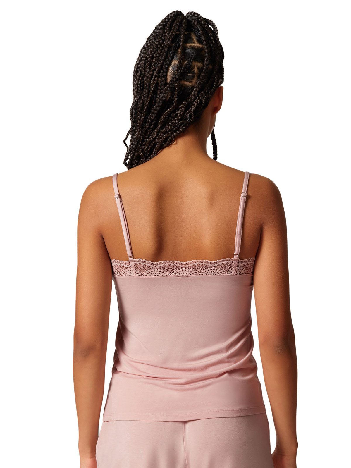 Skiny T-Shirt Damen Spaghettishirt Night In Mix & Match (Stück, 1-tlg) -