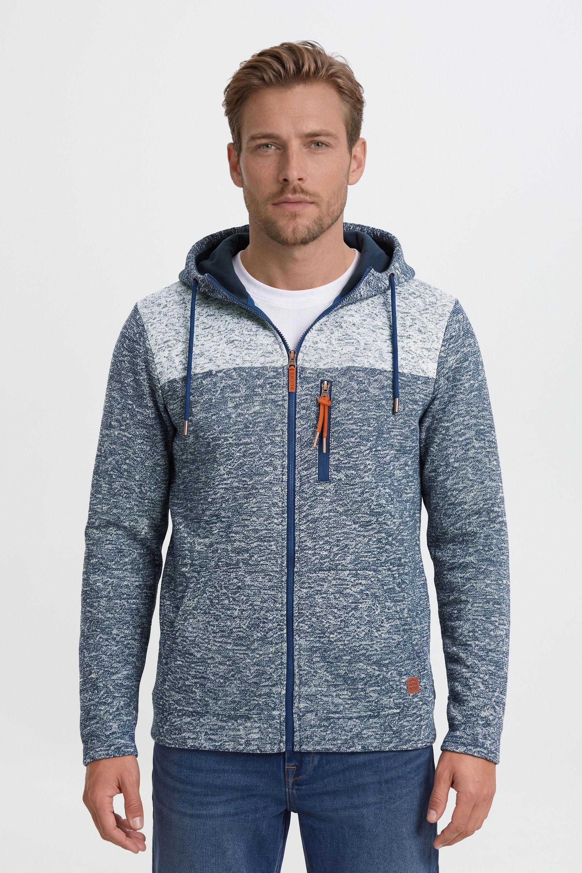 Blend Cardigan BHPinheiro Fleecejacke mit Kapuze und Eingrifftaschen