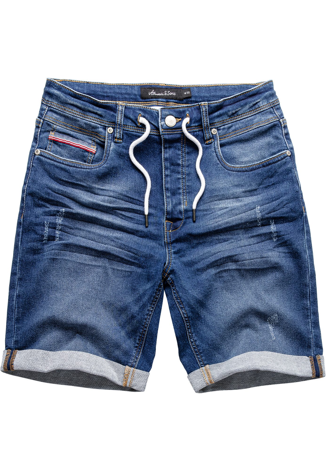 Amaci&Sons Jeansshorts MARKHAM Jeansshorts Herren Bermuda Jeans Short Hose günstig online kaufen