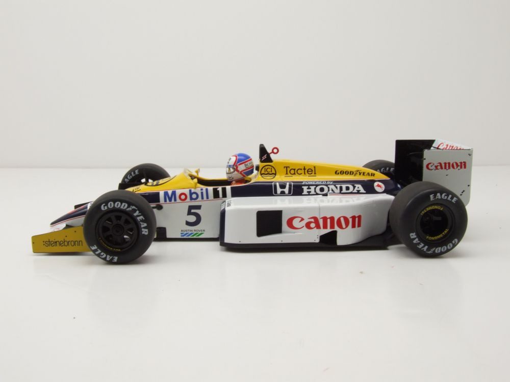 MCG Modellauto Williams Honda FW11 #5 Formel 1 Großbritannien GB 1986 N. Mansell, Maßstab 1:18