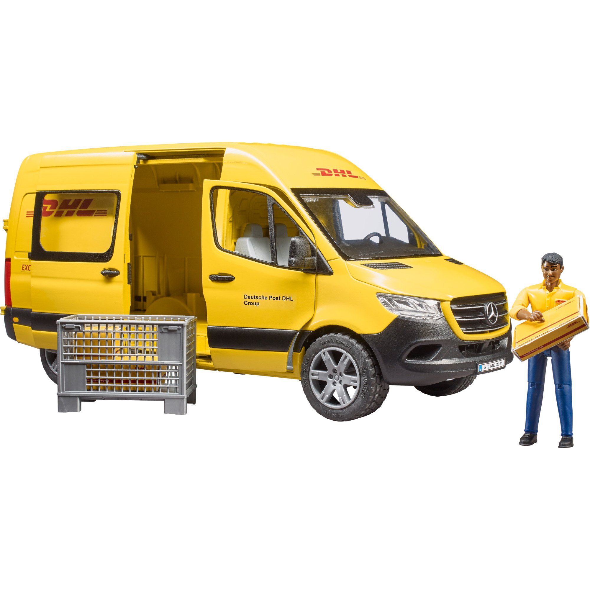 Bruder® Modellauto MB Sprinter DHL mit Fahrer