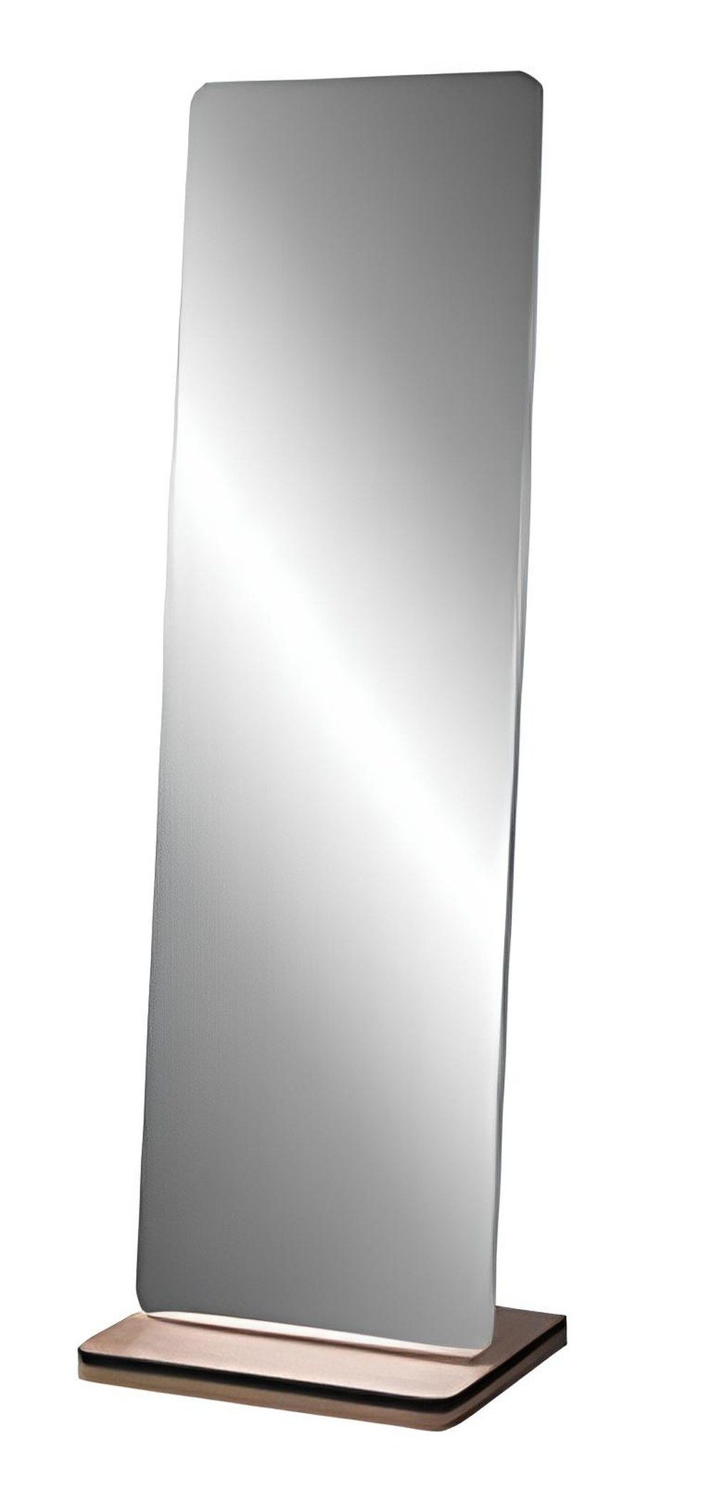JVmoebel Dekospiegel Minimalistischer Standspiegel mit stilvoller Basis und klarer Form