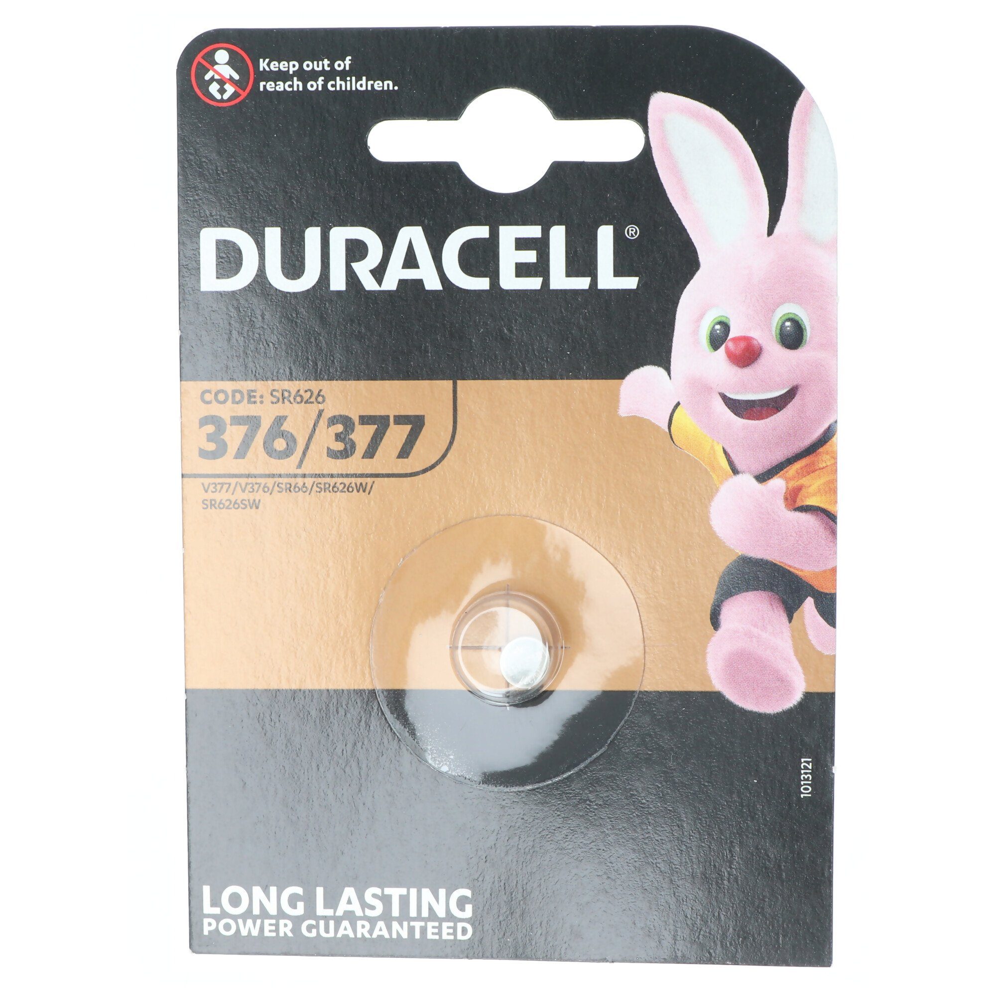 Duracell Duracell Batterie Silver Oxide, Knopfzelle, 376/377, SR66, 1.5V Watch Knopfzelle, (1,5 V)
