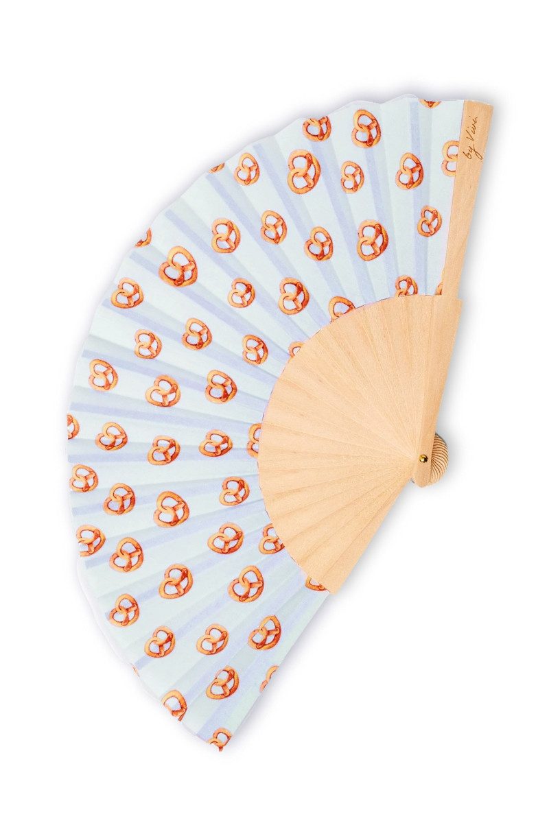 by Vivi Handfächer Fächer - HAPPY BREZE - hellblau