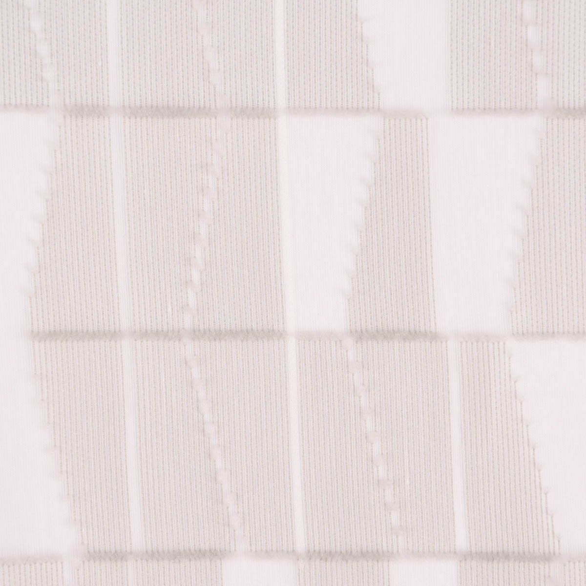 Meterware Rasch Textil Gardinenstoff Stores Scherli Rechtecke abstrakt ste300cm, stark perforiert, Kunstfaser, überbreit