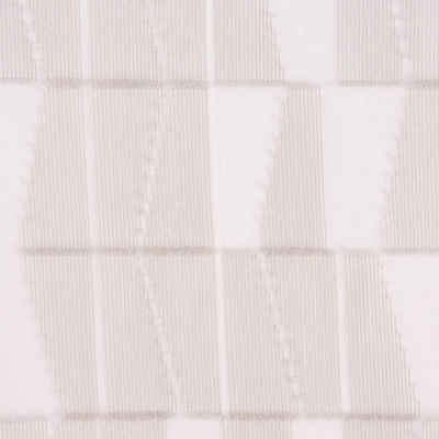 Meterware Rasch Textil Gardinenstoff Stores Scherli Rechtecke abstrakt ste300cm, stark perforiert, Kunstfaser, überbreit