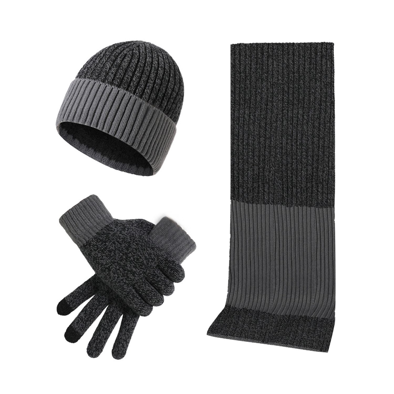 Rhein Beleuchtung Mütze & Schal Mütze, günstig online kaufen