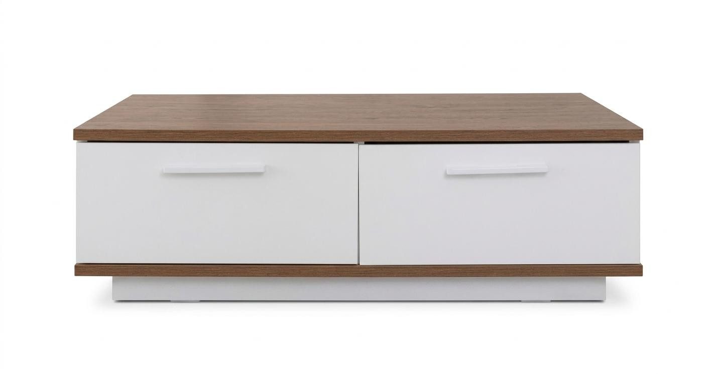 JVmoebel Couchtisch Weißer moderner Couchtisch Sofatisch rechteckiger Holztisch, Made in Europa