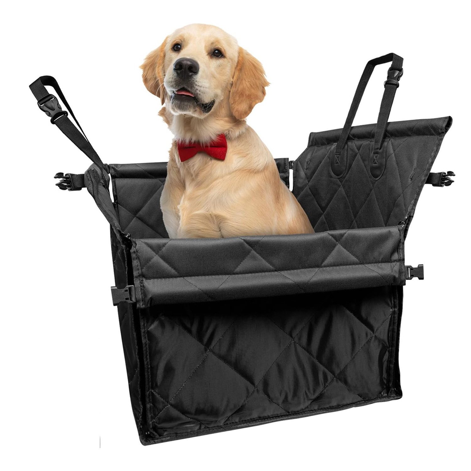 OKWISH Hunde-Autositz Hundesitz Haustierautositz tragbar Hundekorb Tierdeck günstig online kaufen