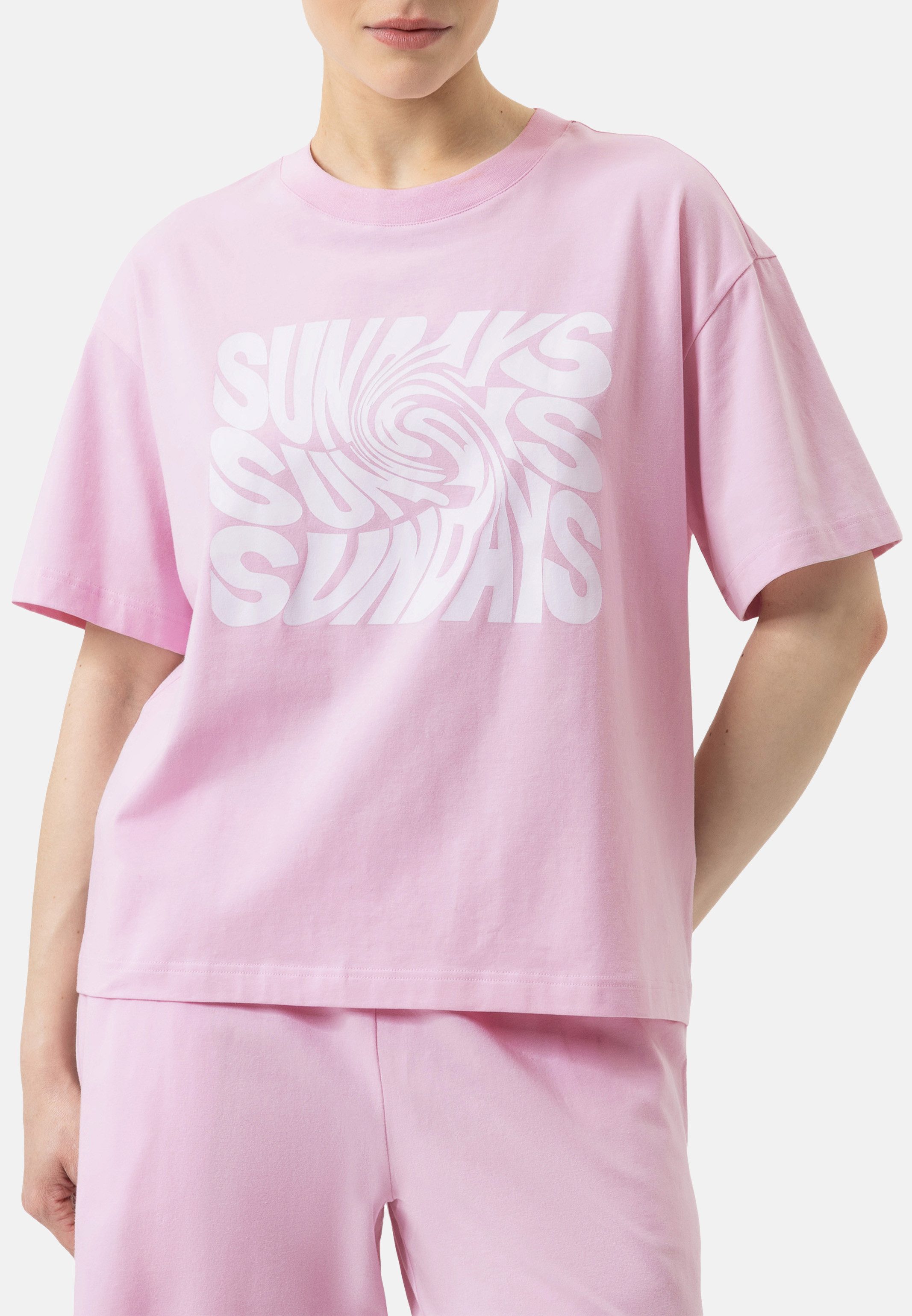 Mey Pyjamaoberteil Solid Love (1-tlg) Schlafanzug Oberteil - Baumwolle - Atmungsaktiv - Modischer Print vorn