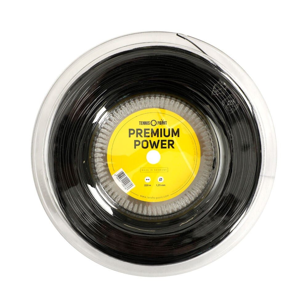 Tennissaite Premium Power 220m black