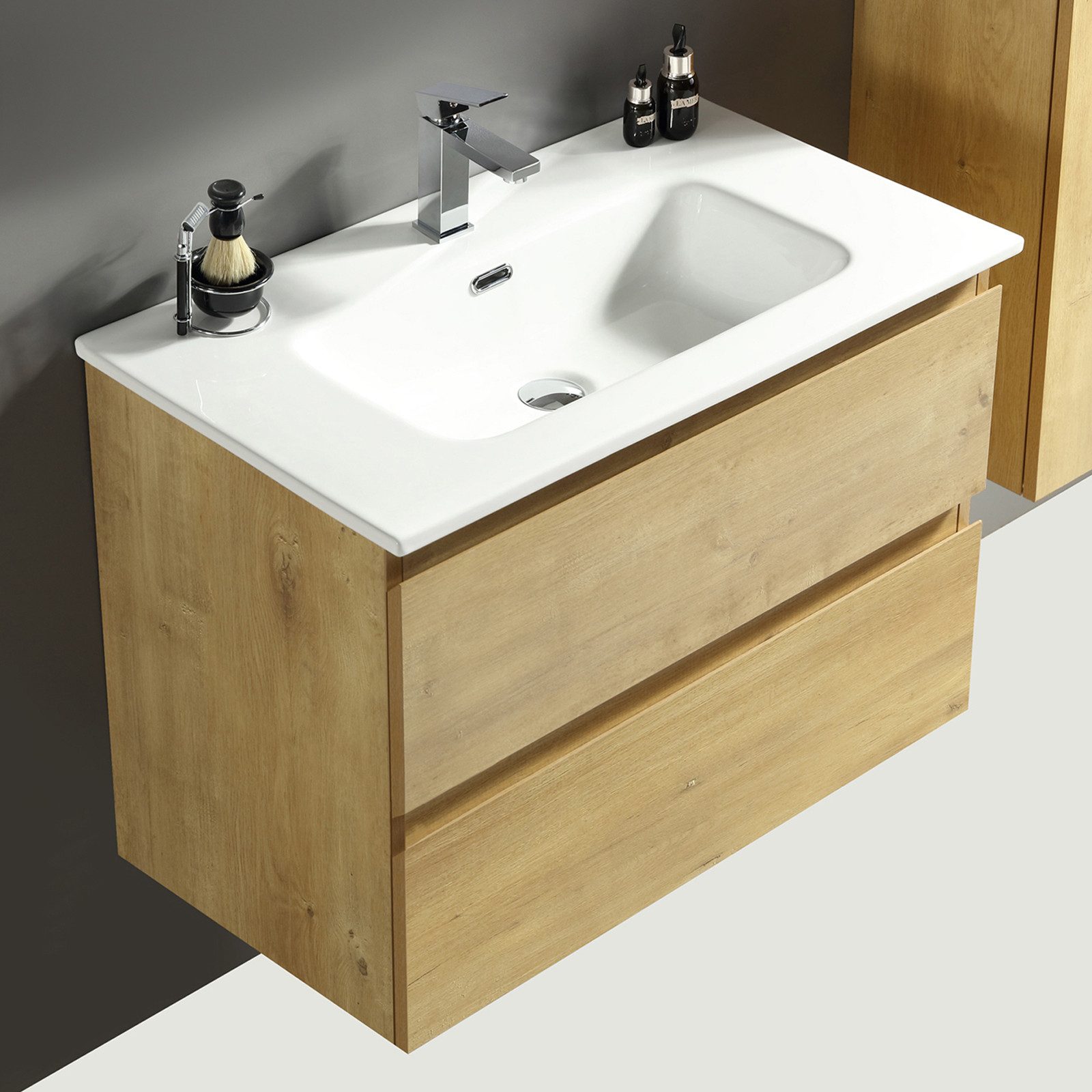 Alpenberger Badmöbel-Set - Badschrank Badezimmer Schrank, günstig online kaufen
