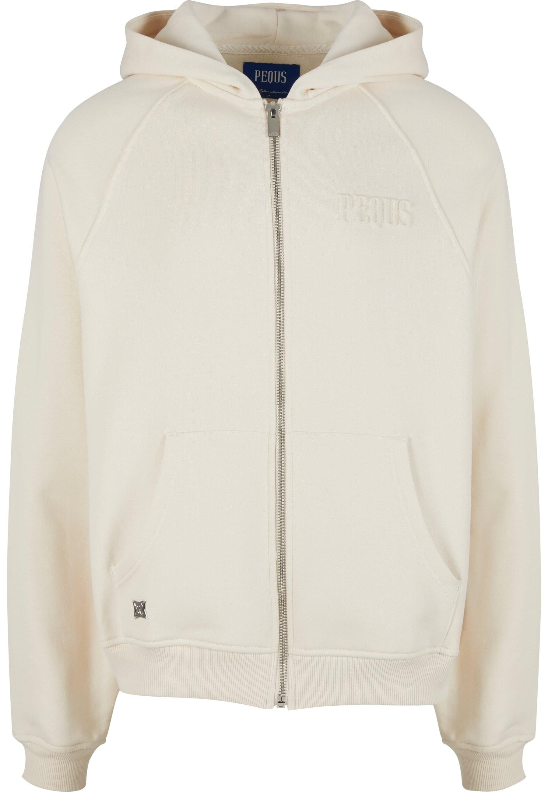 PEQUS Outdoorjacke PEQUS PEQUS Debossed Logo Zip-Hoodie (1-St)