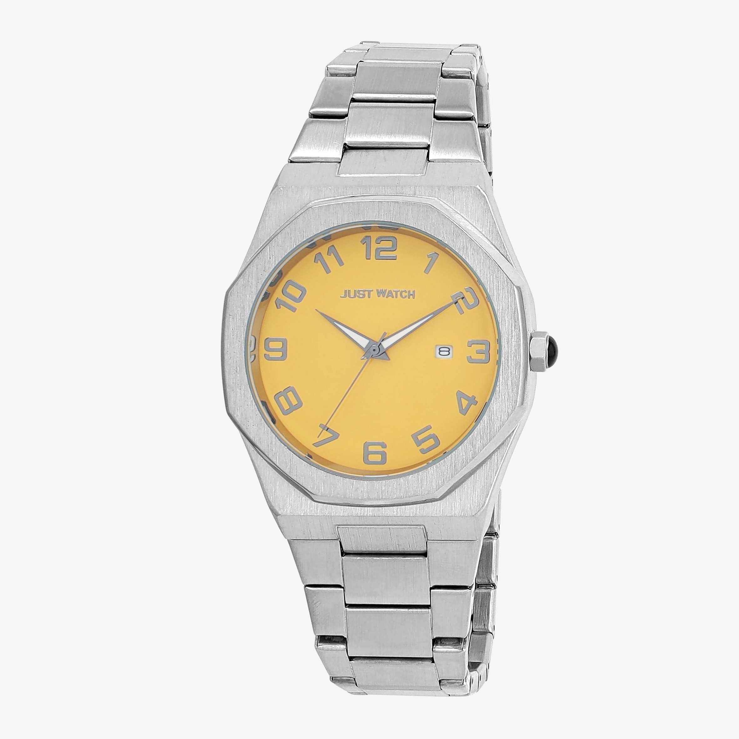 JUST WATCH Quarzuhr JW20178 markant, männlich, Edelstahl, 42 mm, kürzbar