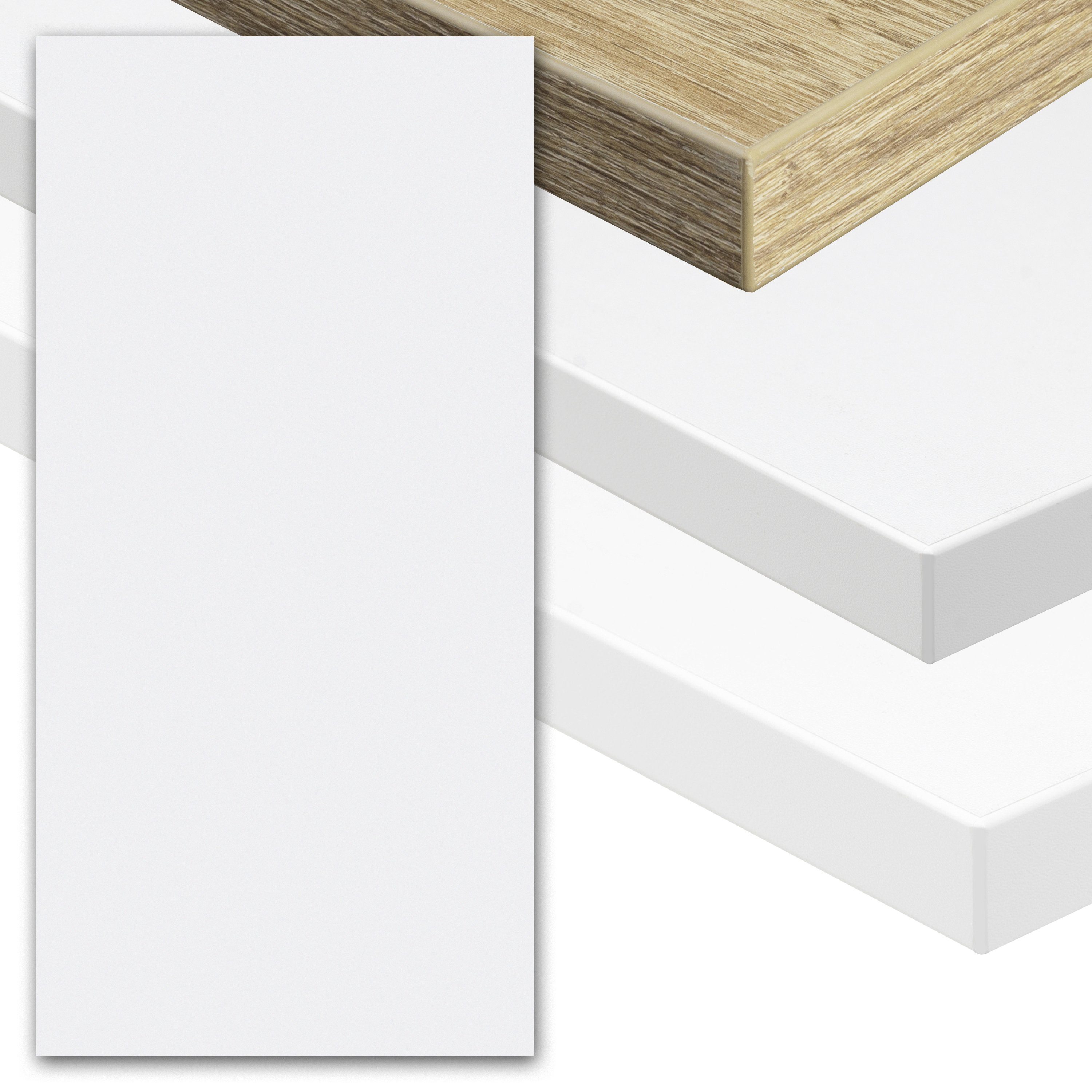 boho office® Schreibtischplatte, Tischplatte in Lichtgrau günstig online kaufen