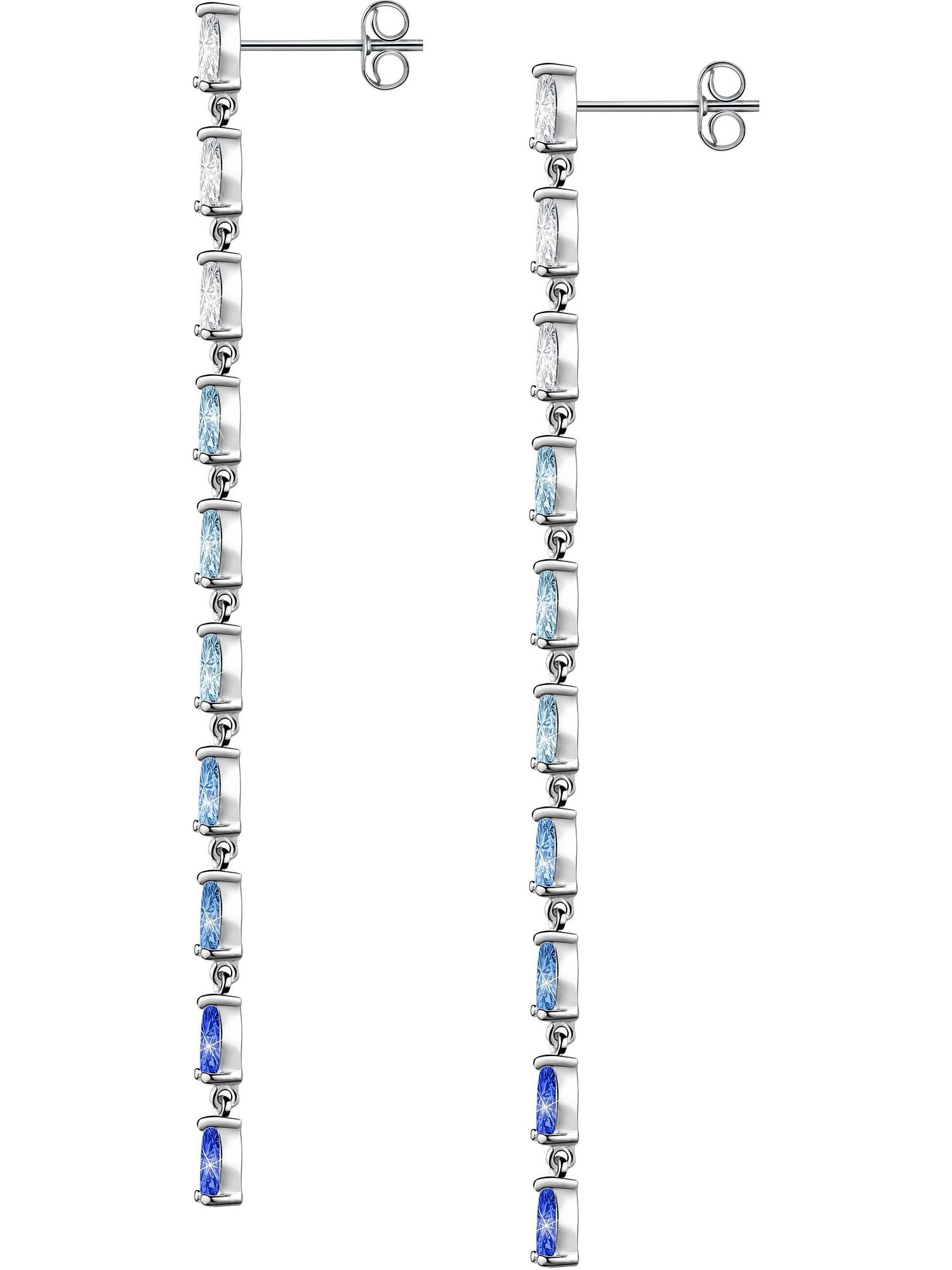 FAVS Paar Ohrhänger FAVS Damen-Ohrhänger 925er Silber 6 Zirkonia günstig online kaufen