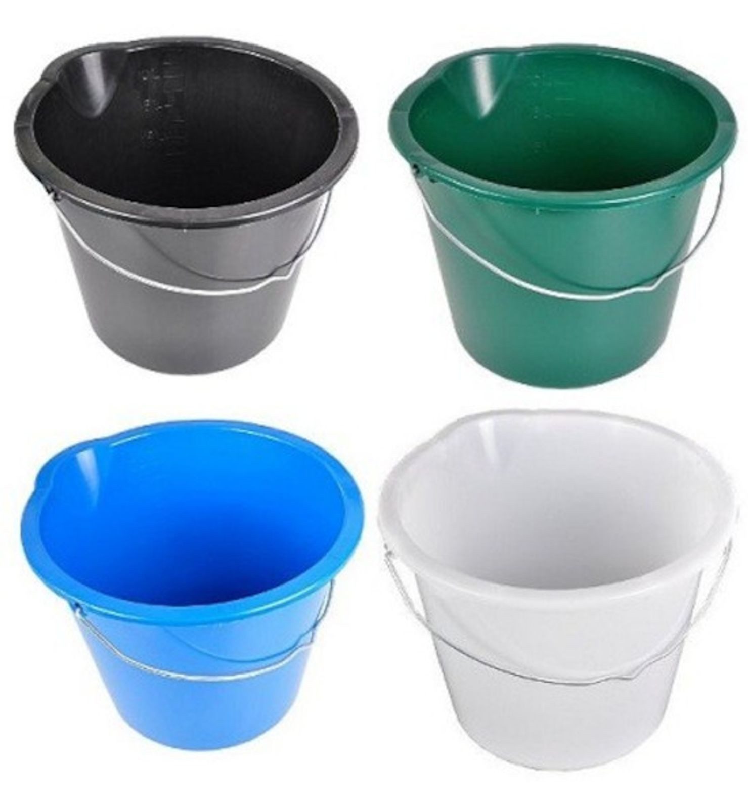 Teterower Kunststoffe GmbH & Co. KG Putzeimer 12 Liter Eimer versch. Farben