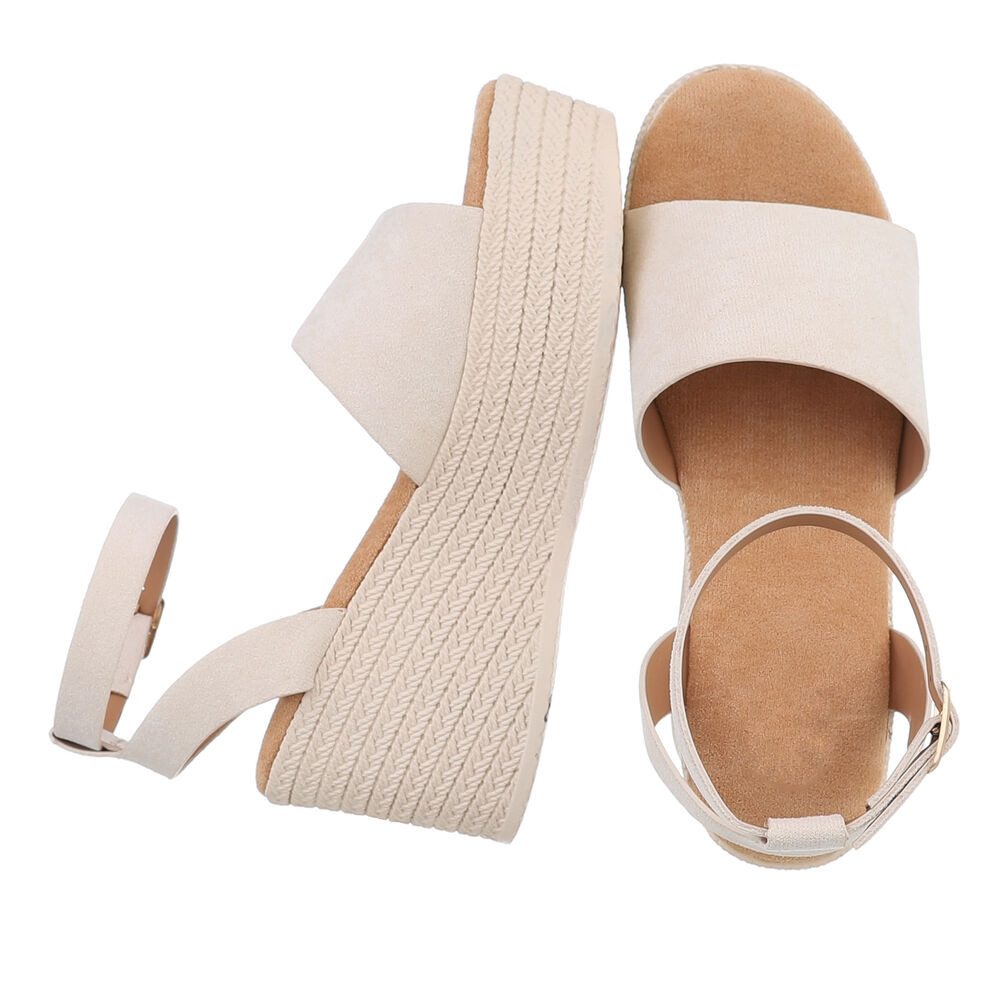 Ital-Design Elegante Komfort-Sandalen mit Plateau für jeden Anlass Plateaus günstig online kaufen