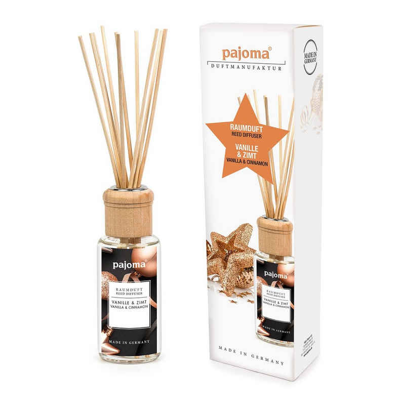 pajoma® Raumduft Vanille & Zimt, 100 ml, Lufterfrischer in Geschenkverpackung