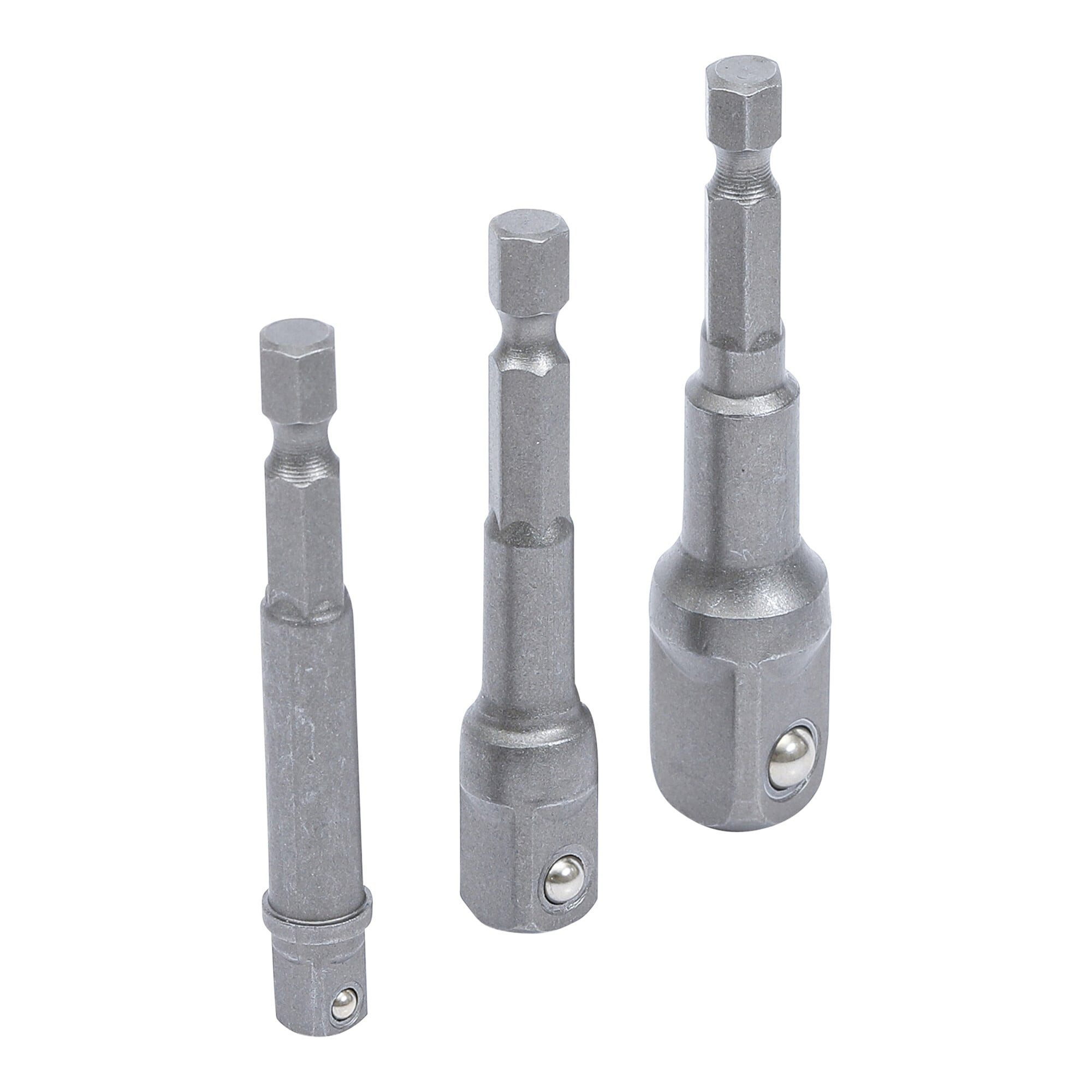 BGS Bohrer- und Bit-Set BGS Do it yourself Adapter-Satz für Bohrmaschinen Antrieb Außensechska