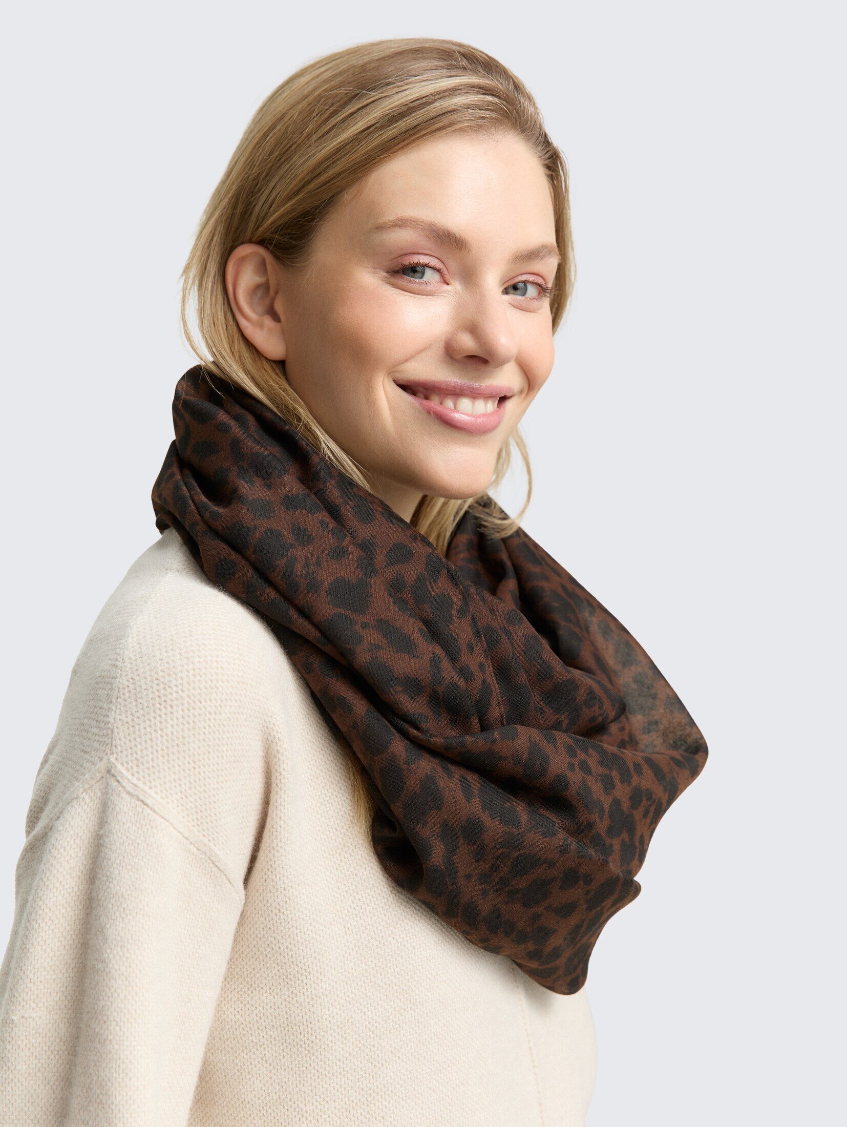 TOM TAILOR Loop Accessoire, Loop-Schal mit Muster