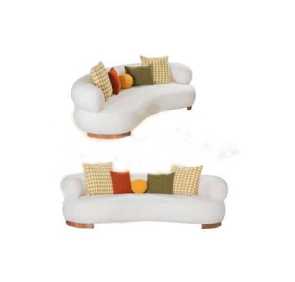 Europa Made 3+3+1 Set JVmoebel Modernes Wohnzimmer-Set Couch, Sofagarnitur Luxus in (3-St), Möbel Polster