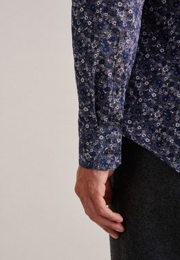 seidensticker Businesshemd Shaped Shaped Extra langer Arm Kentkragen Floral