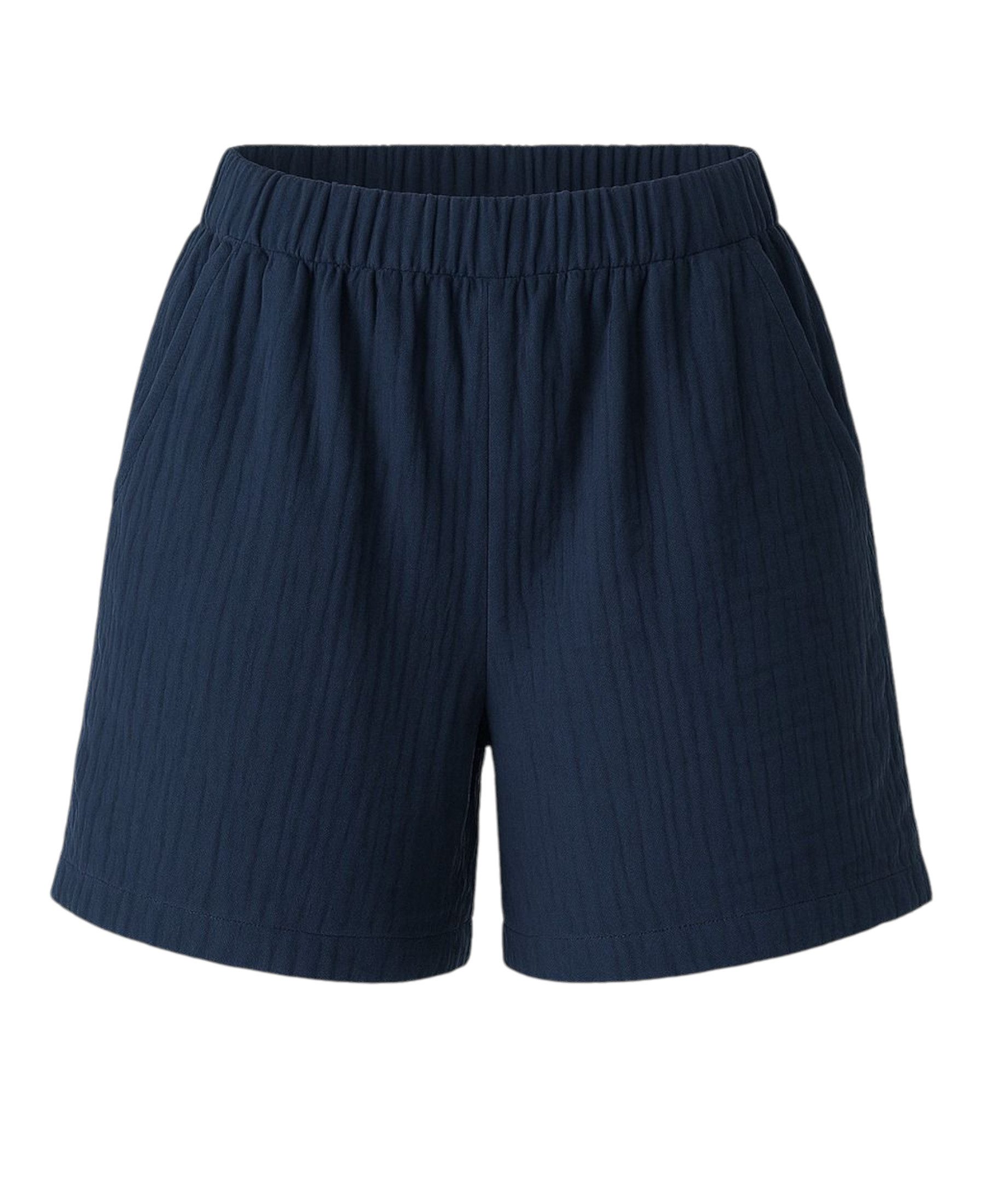 WENOR Shorts Musselin Sommer-Hose, 100 % Baumwolle, günstig online kaufen