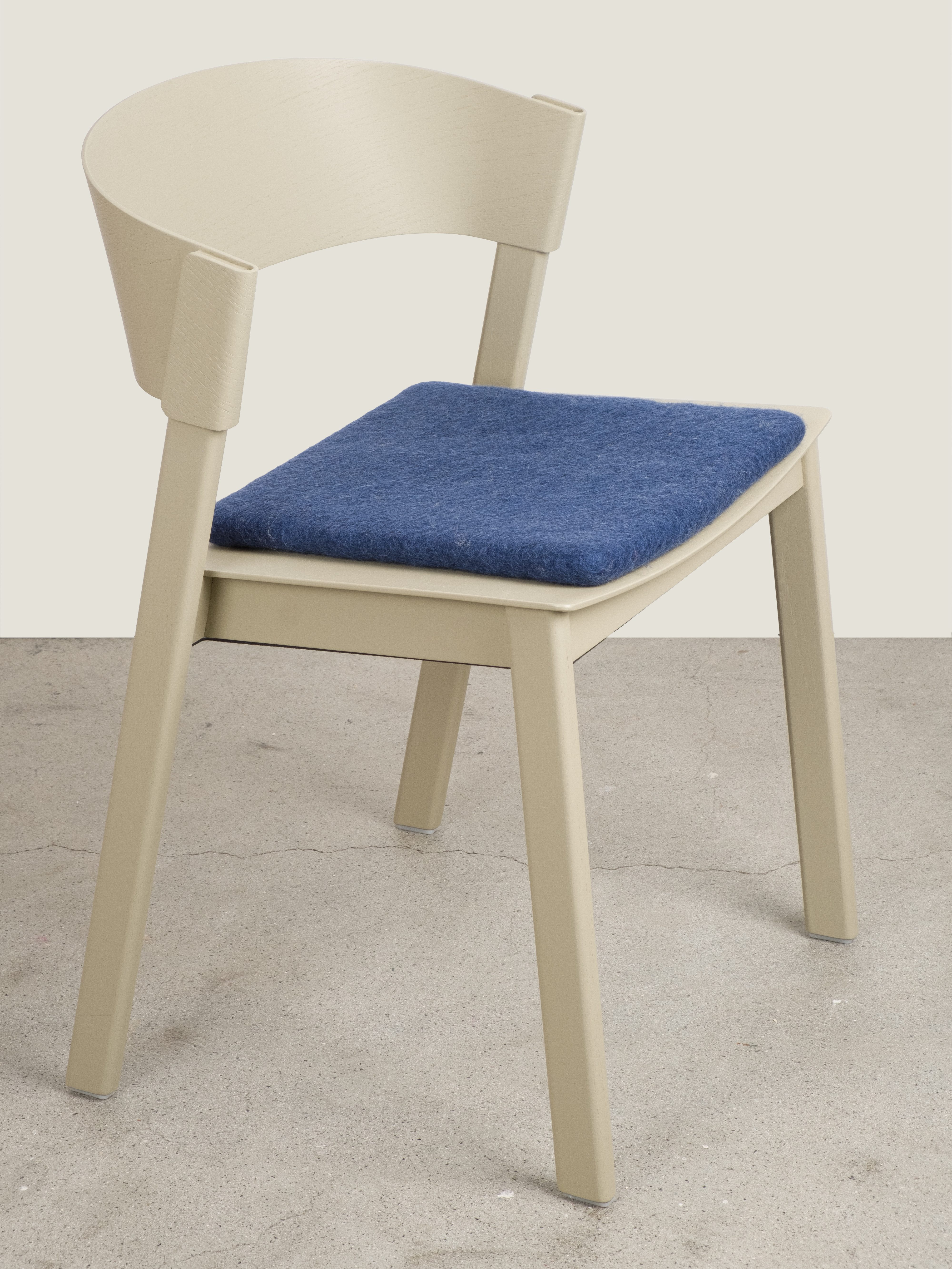 myfelt Stuhlkissen Filz Sitzauflage quadratisch - 36 x 36 cm, beidseitig verwendbar, 100 % reine Schurwolle