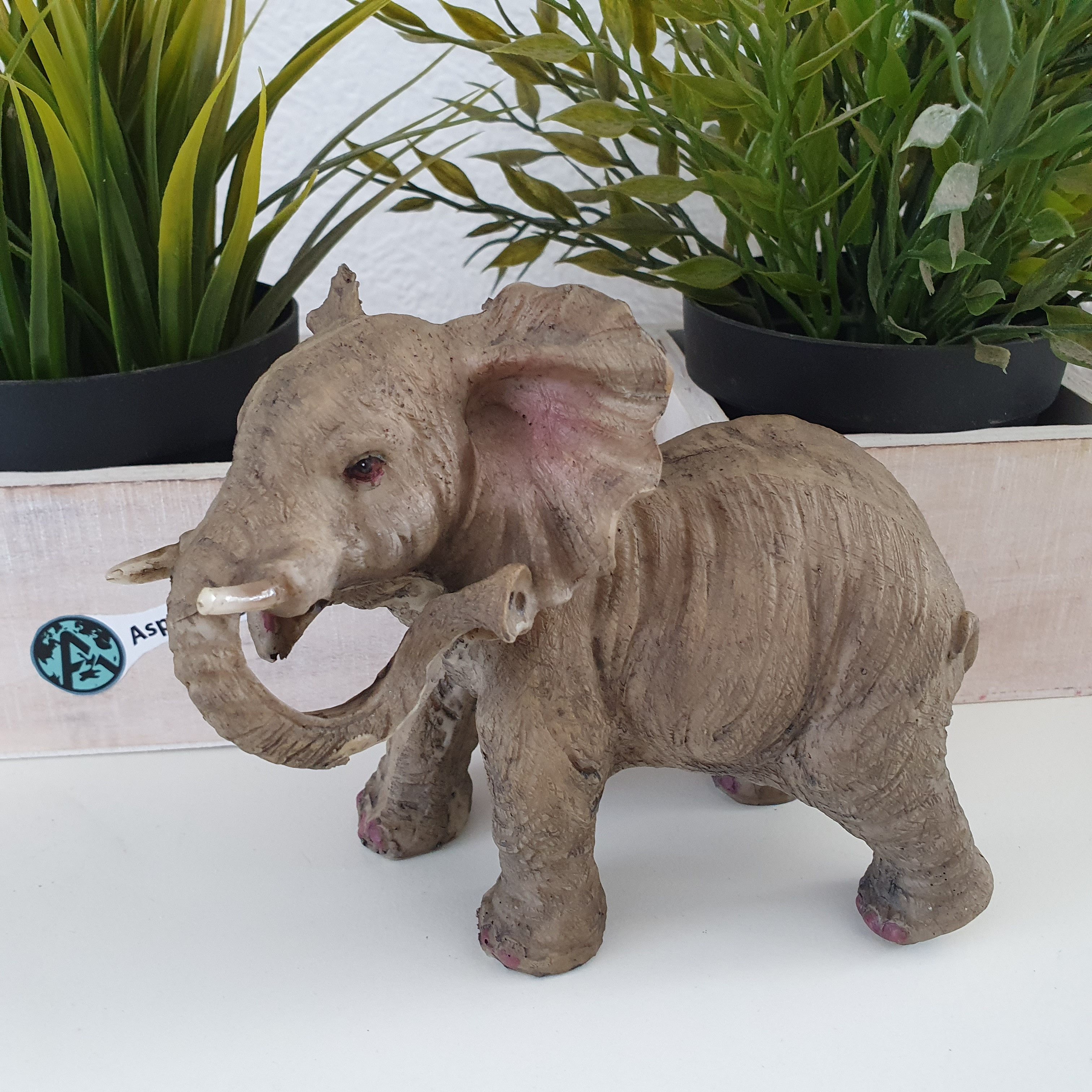 Aspinaworld Tierfigur Afrika Deko stehende Elefant günstig online kaufen